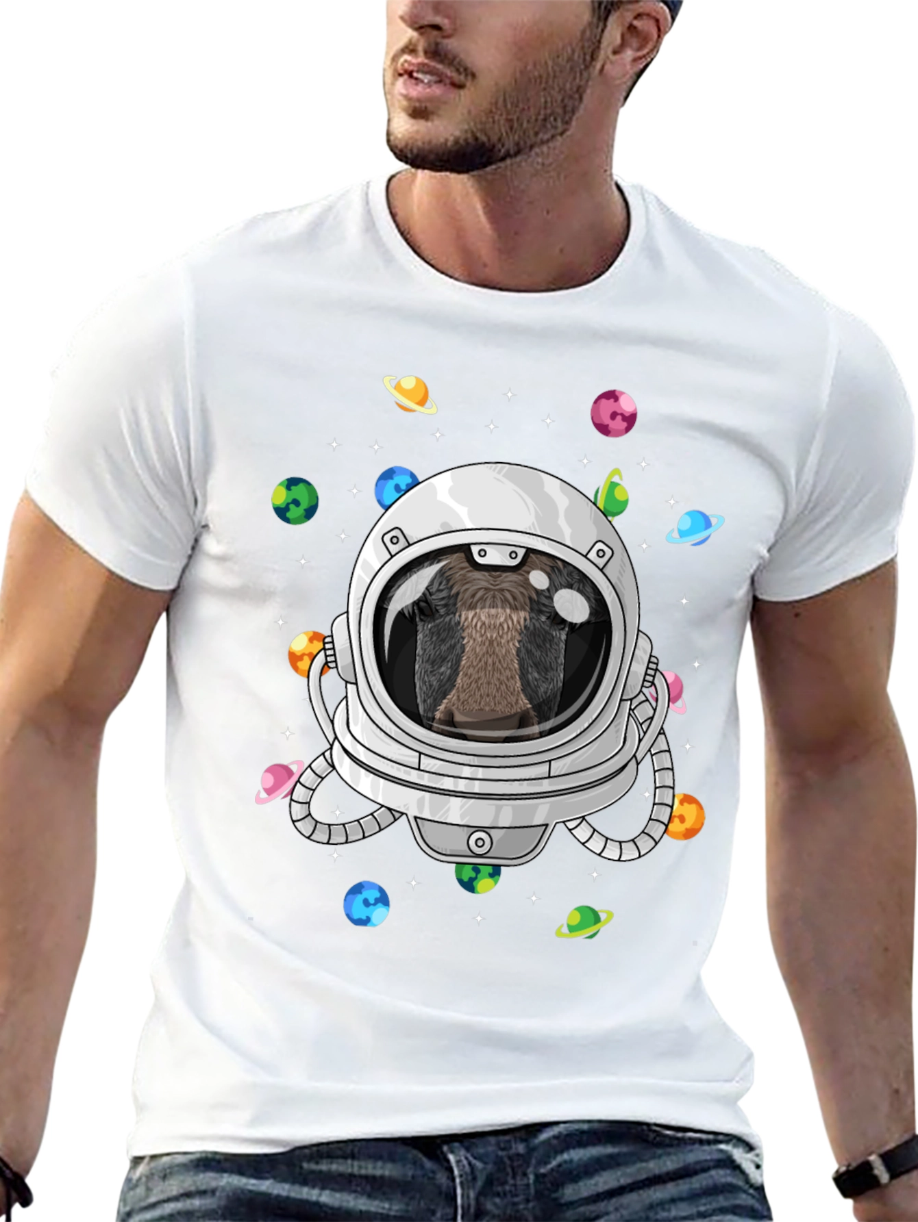Cowstronaut T-Shirt - Outer Space Moo-d!
