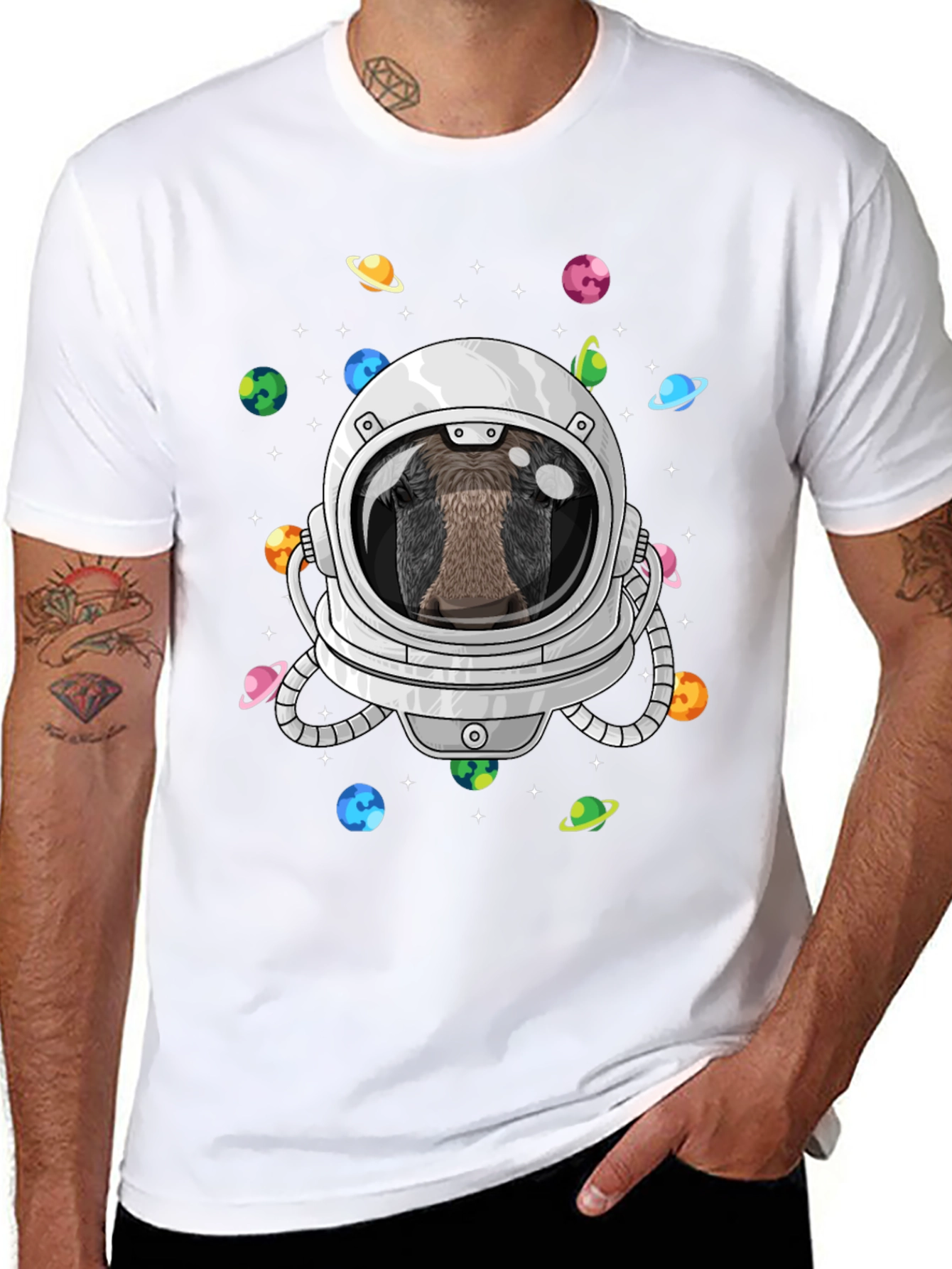 Cowstronaut T-Shirt - Outer Space Moo-d!