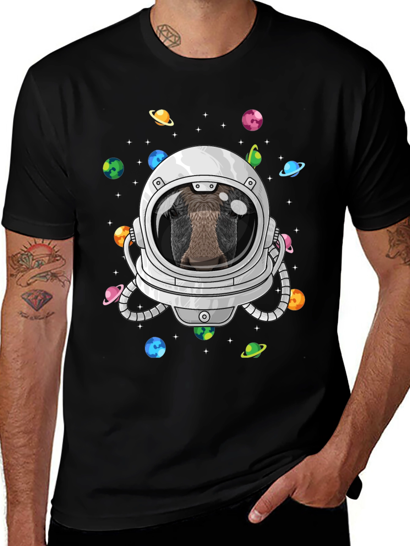 Cowstronaut T-Shirt - Outer Space Moo-d!
