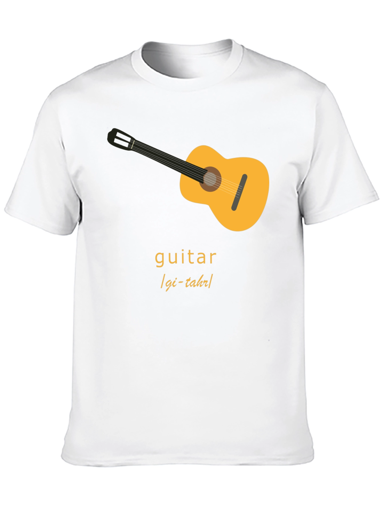 Guitar Graphic T-Shirt - Black