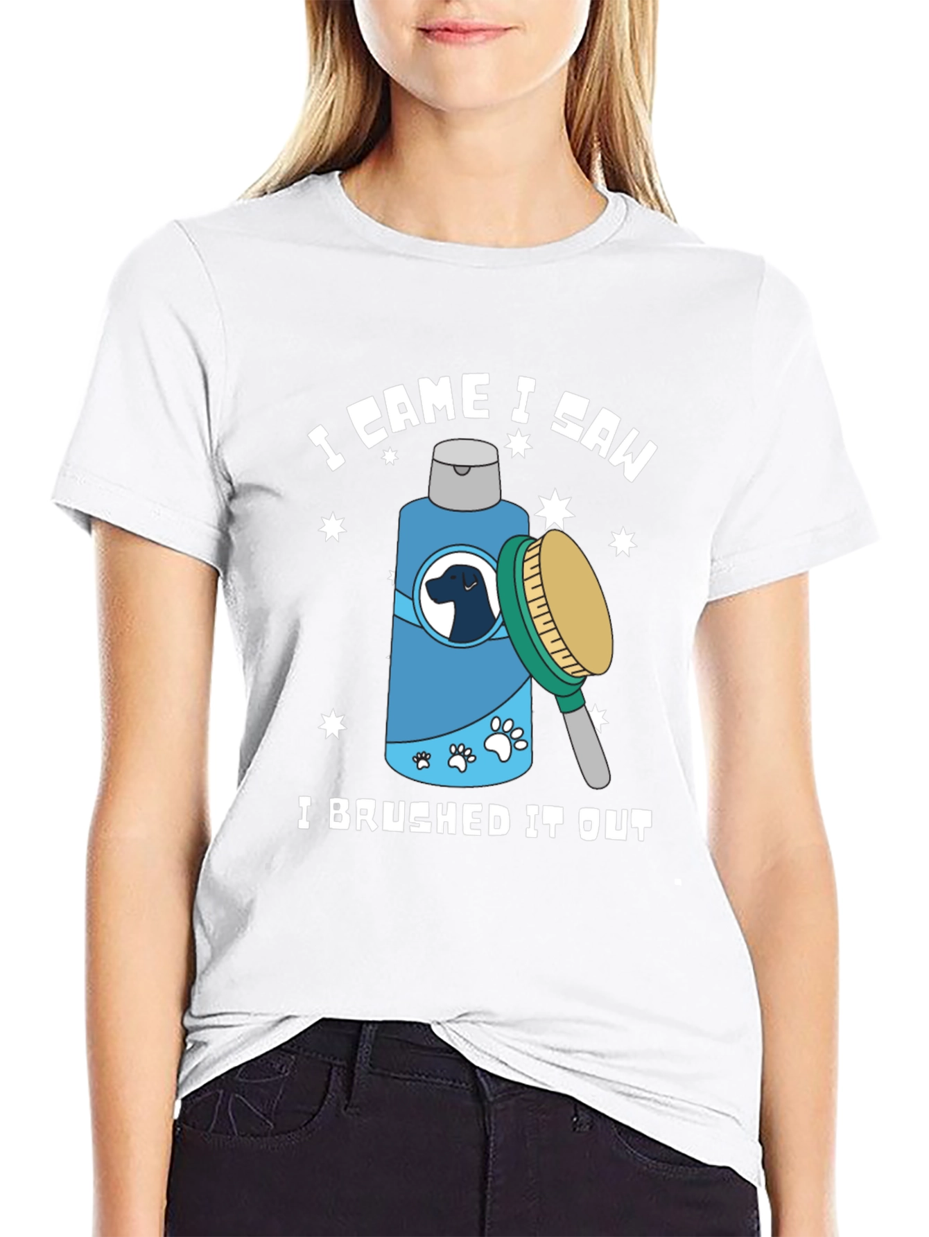 I Came I Saw I Brushed It Out T-Shirt