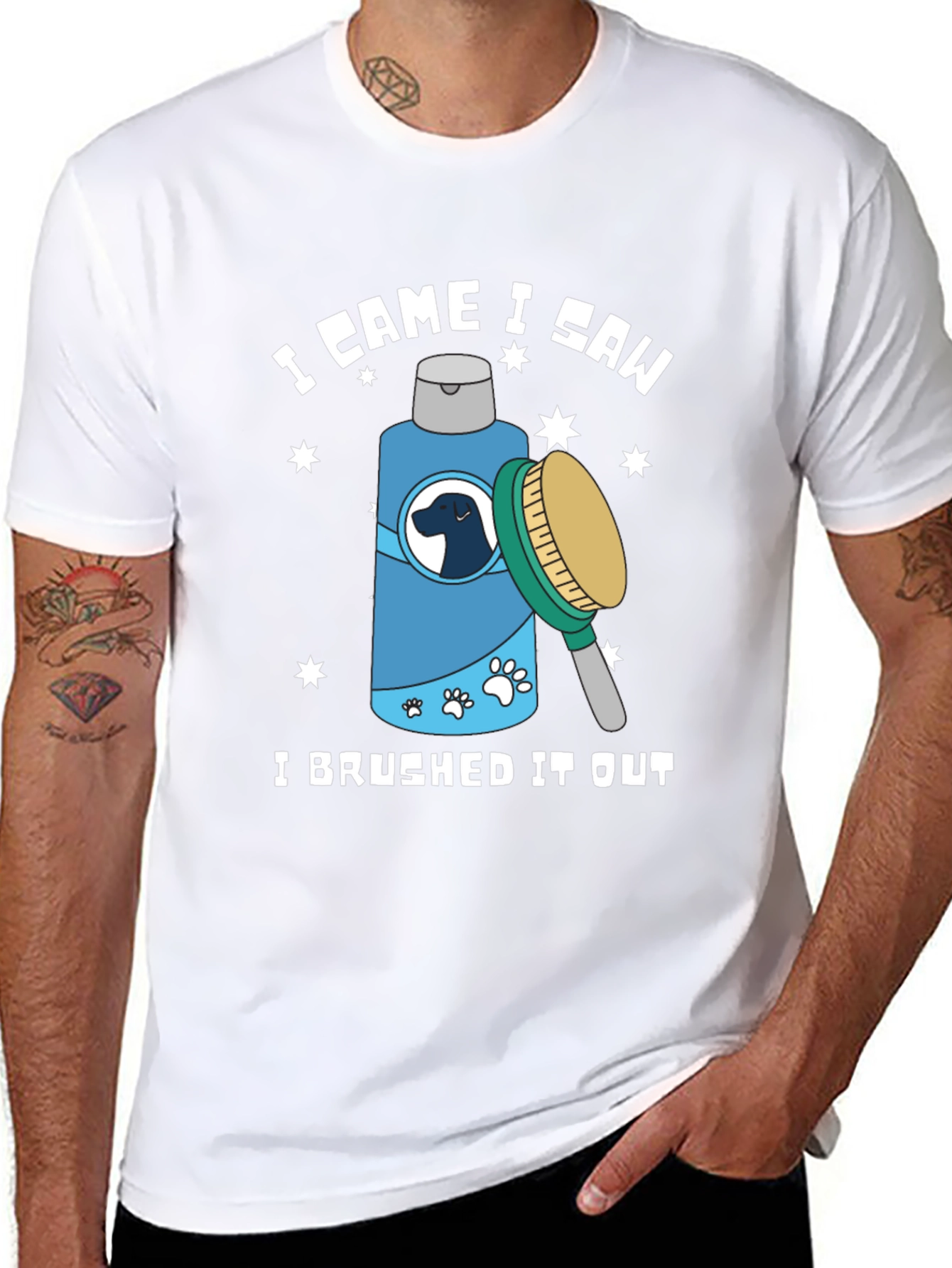I Came I Saw I Brushed It Out T-Shirt