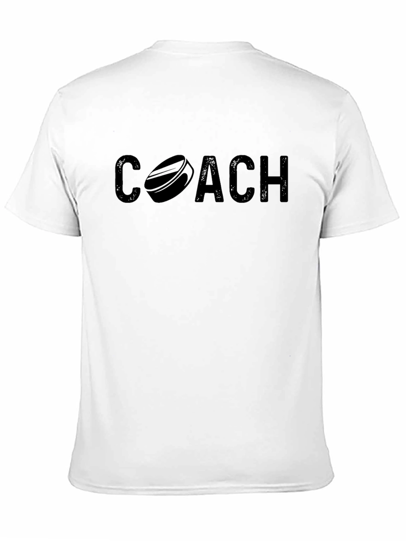 Hockey Coach T-Shirt - Black Graphic Tee
