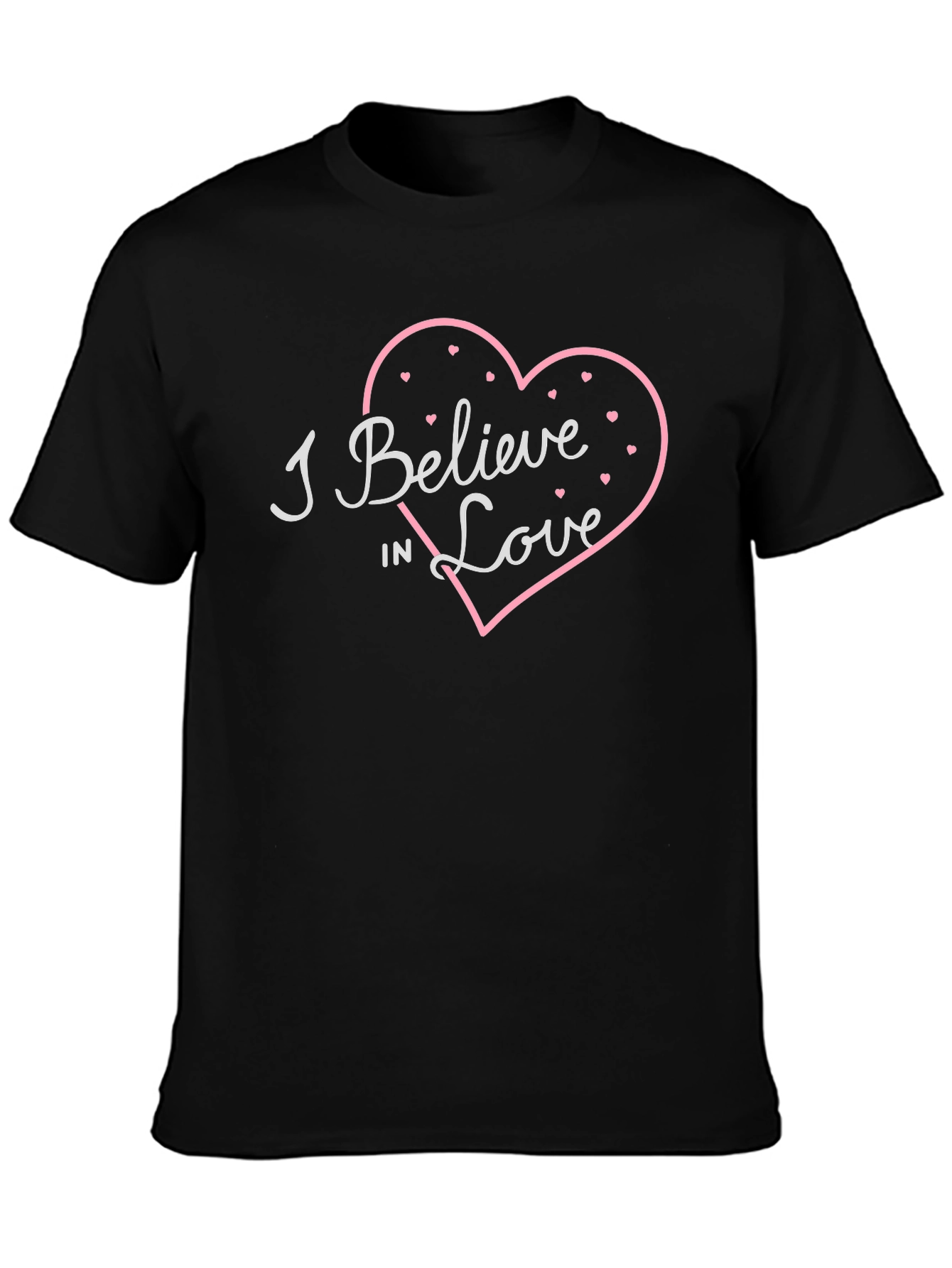 I Believe in Love Heart Graphic Tee