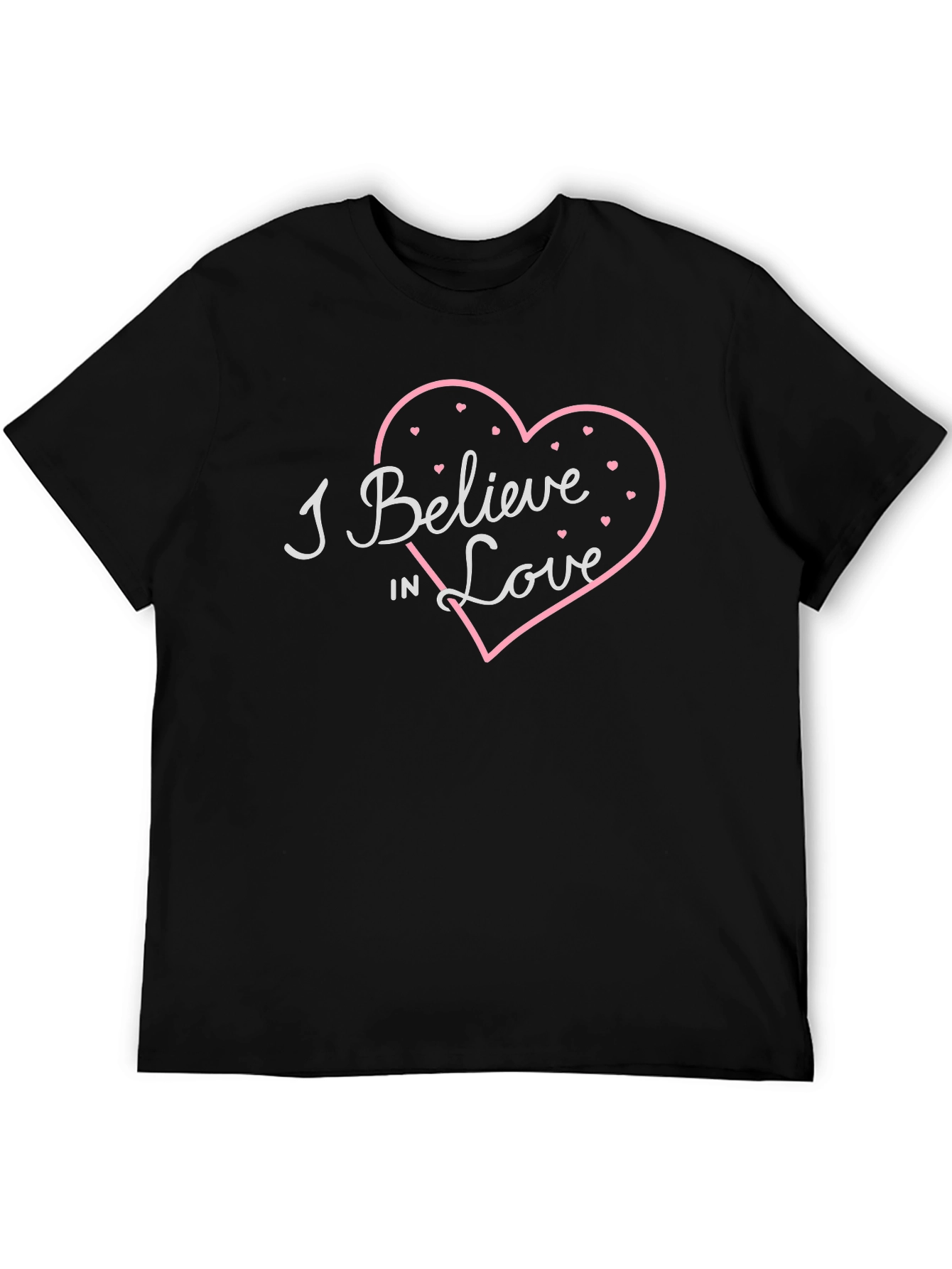 I Believe in Love Heart Graphic Tee