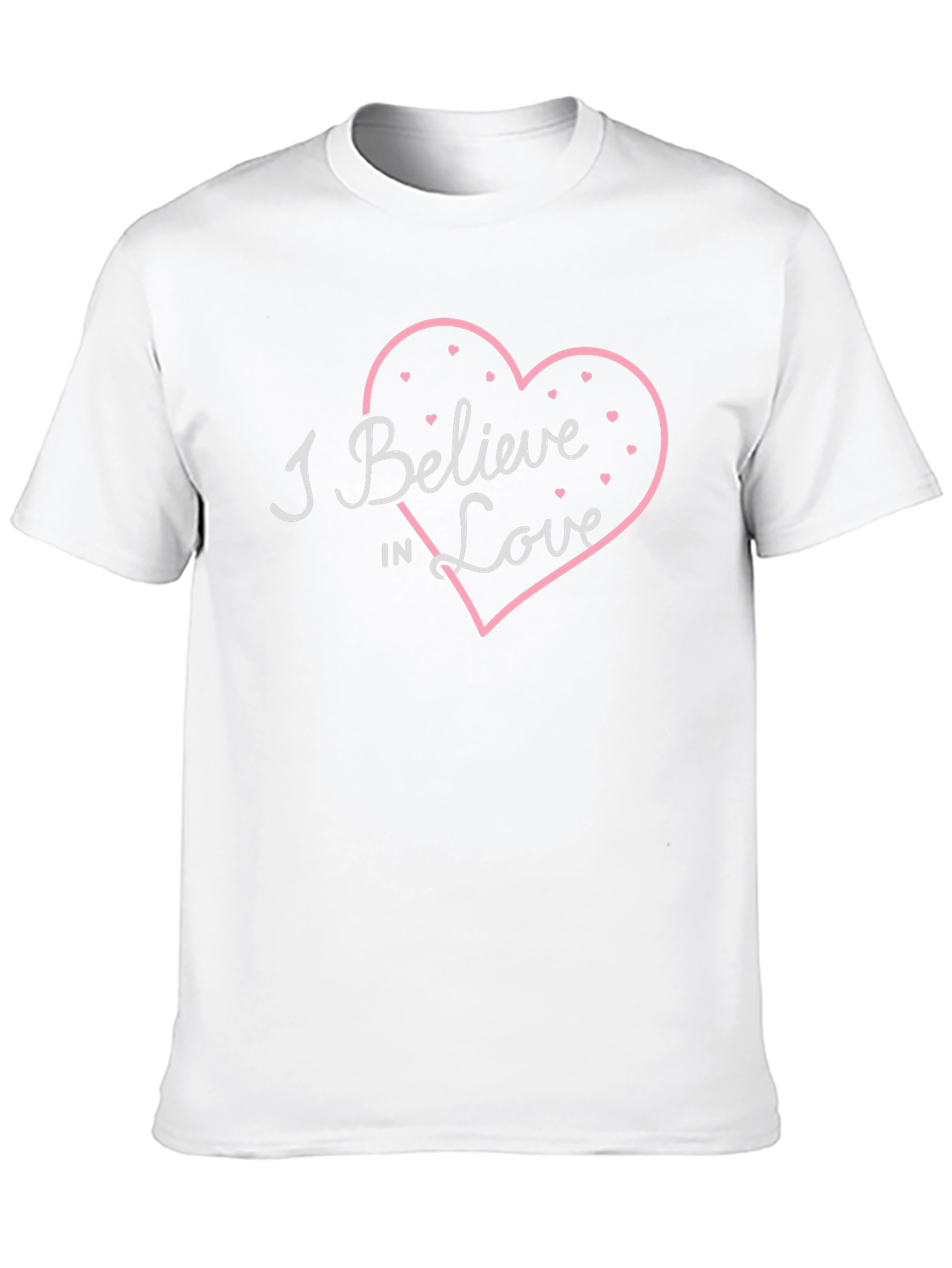 I Believe in Love Heart Graphic Tee