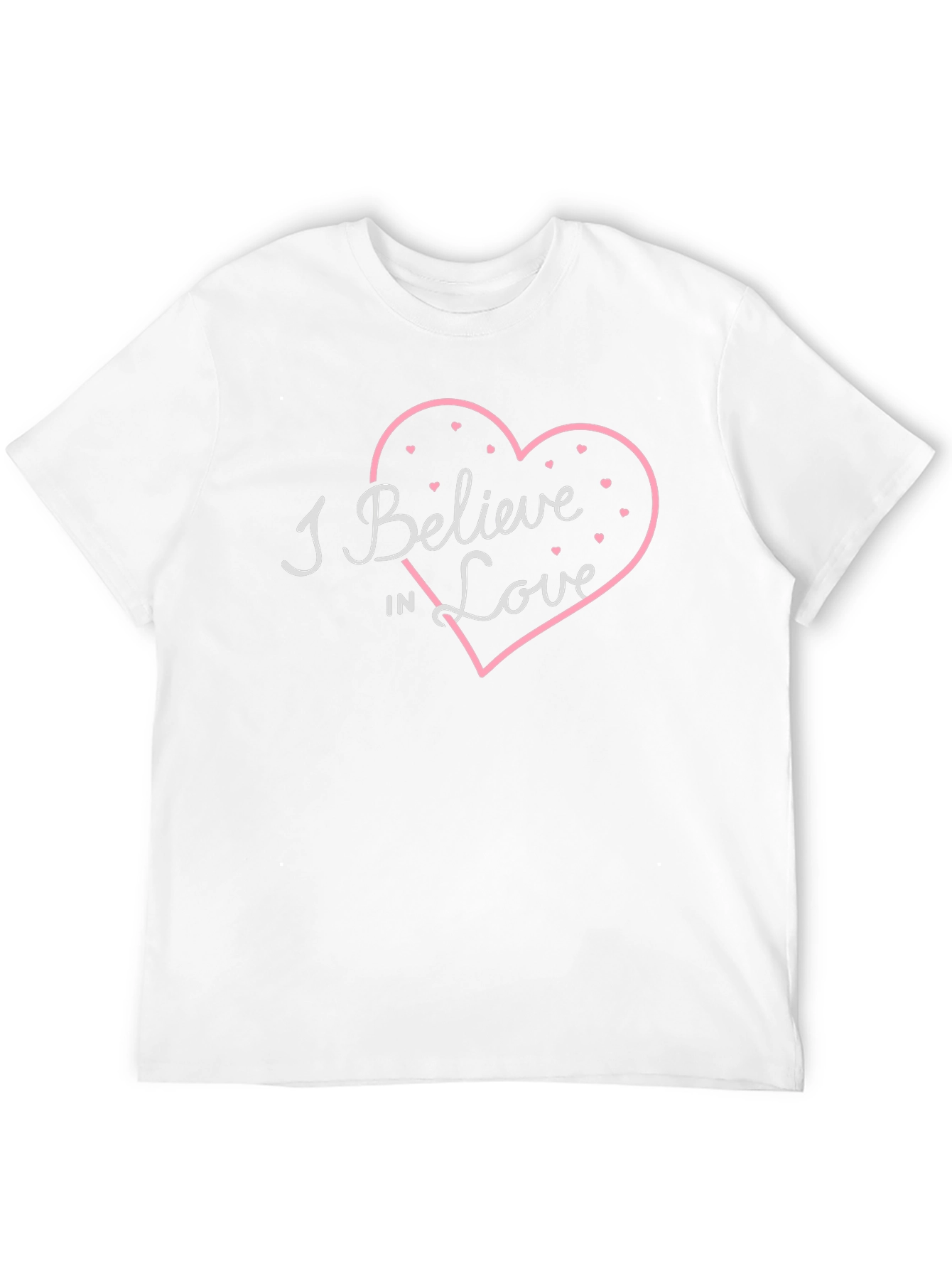 I Believe in Love Heart Graphic Tee