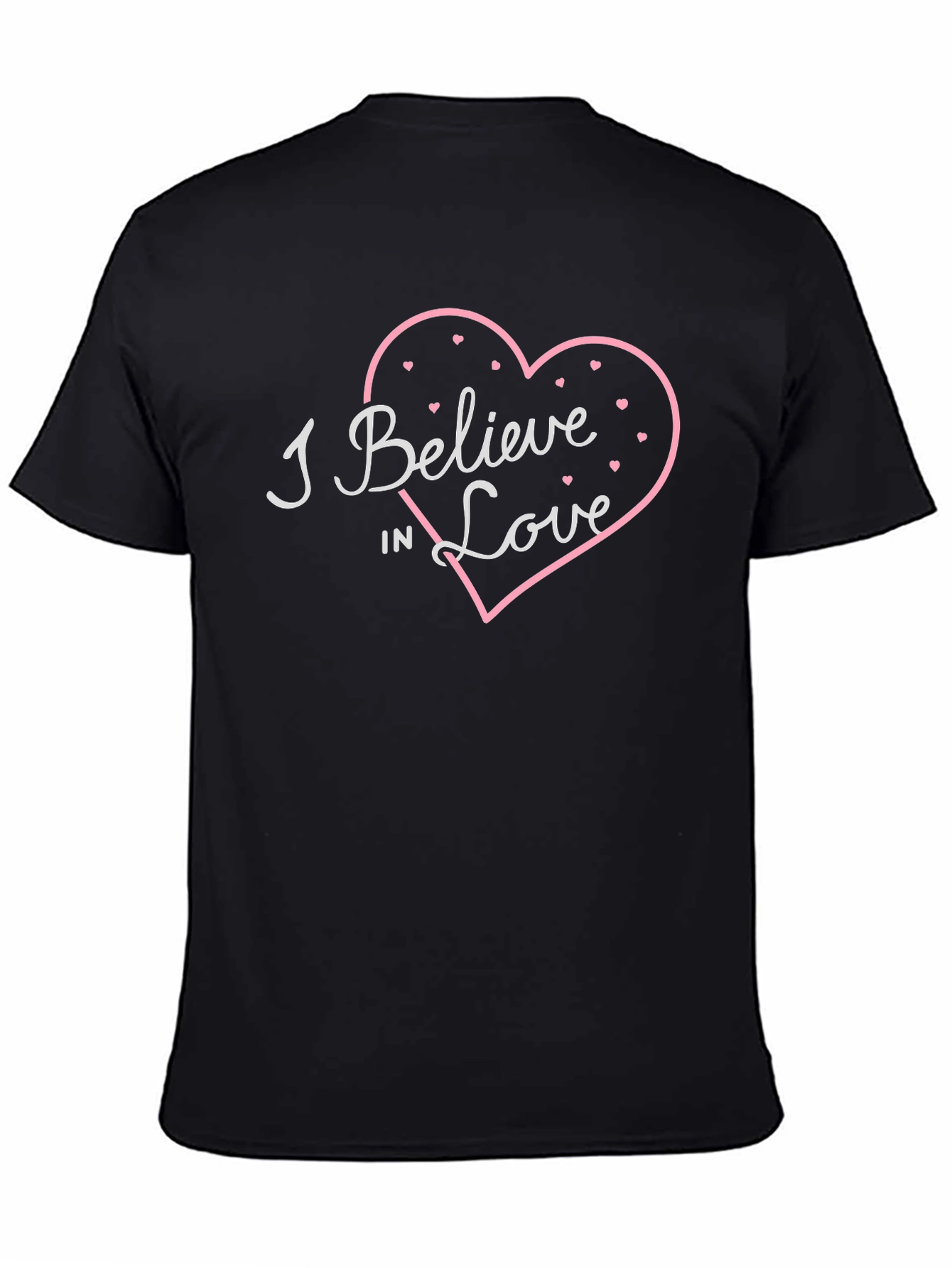 I Believe in Love Heart Graphic Tee