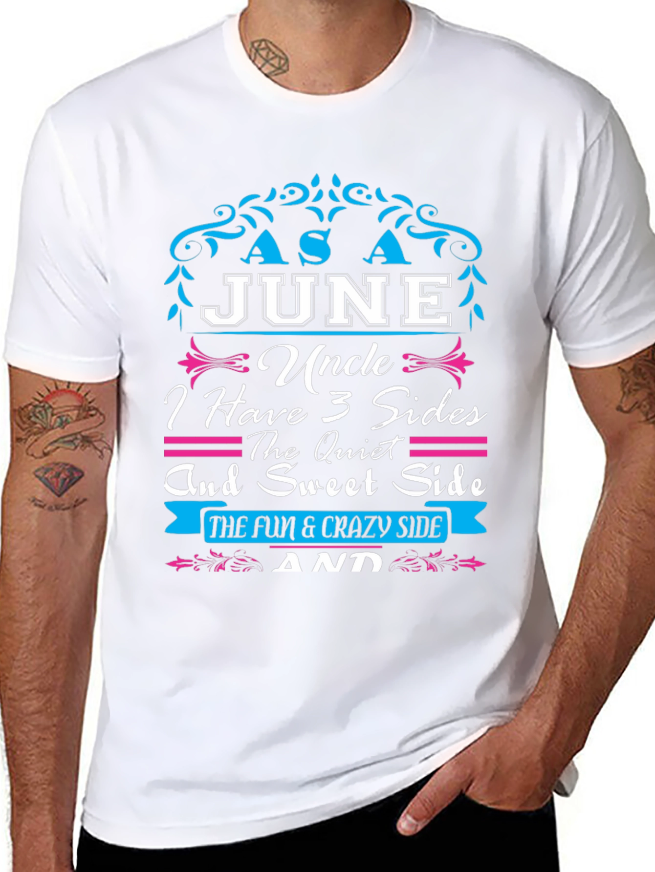 June Uncle T-Shirt: Three Sides