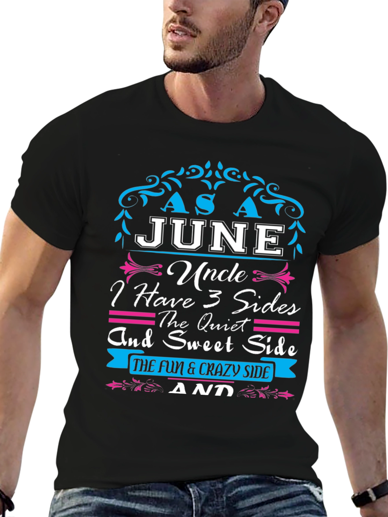 June Uncle T-Shirt: Three Sides