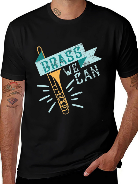 Brass We Can Trombone Graphic Tee