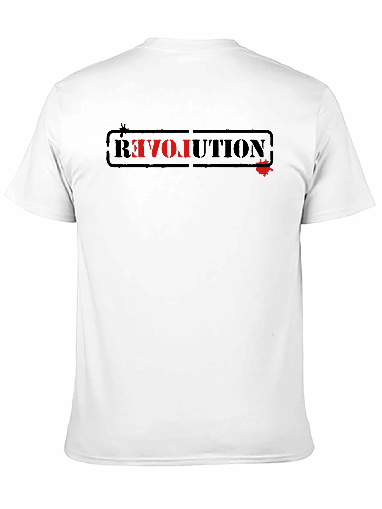 Revolution Graphic Tee - Black Cotton T-Shirt