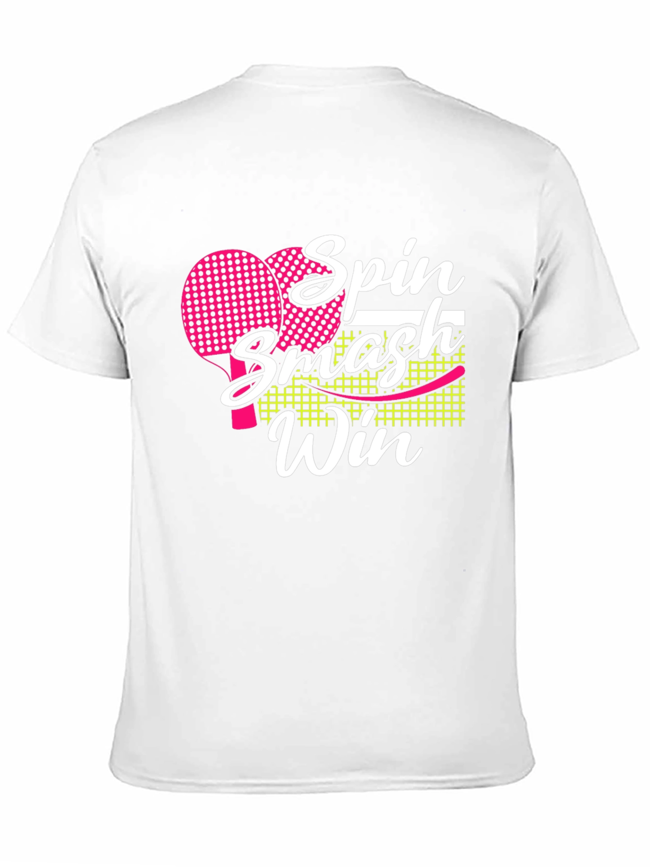 Spin Smash Win T-Shirt - Table Tennis Design