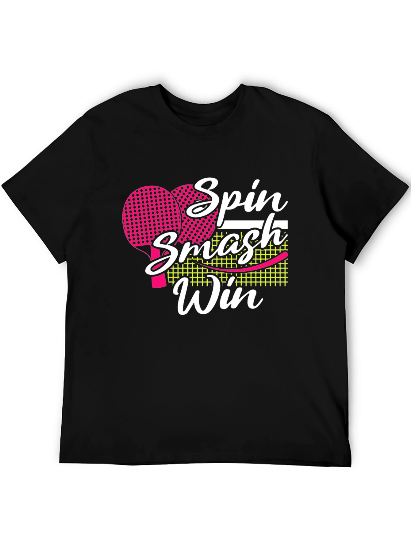 Spin Smash Win T-Shirt - Table Tennis Design