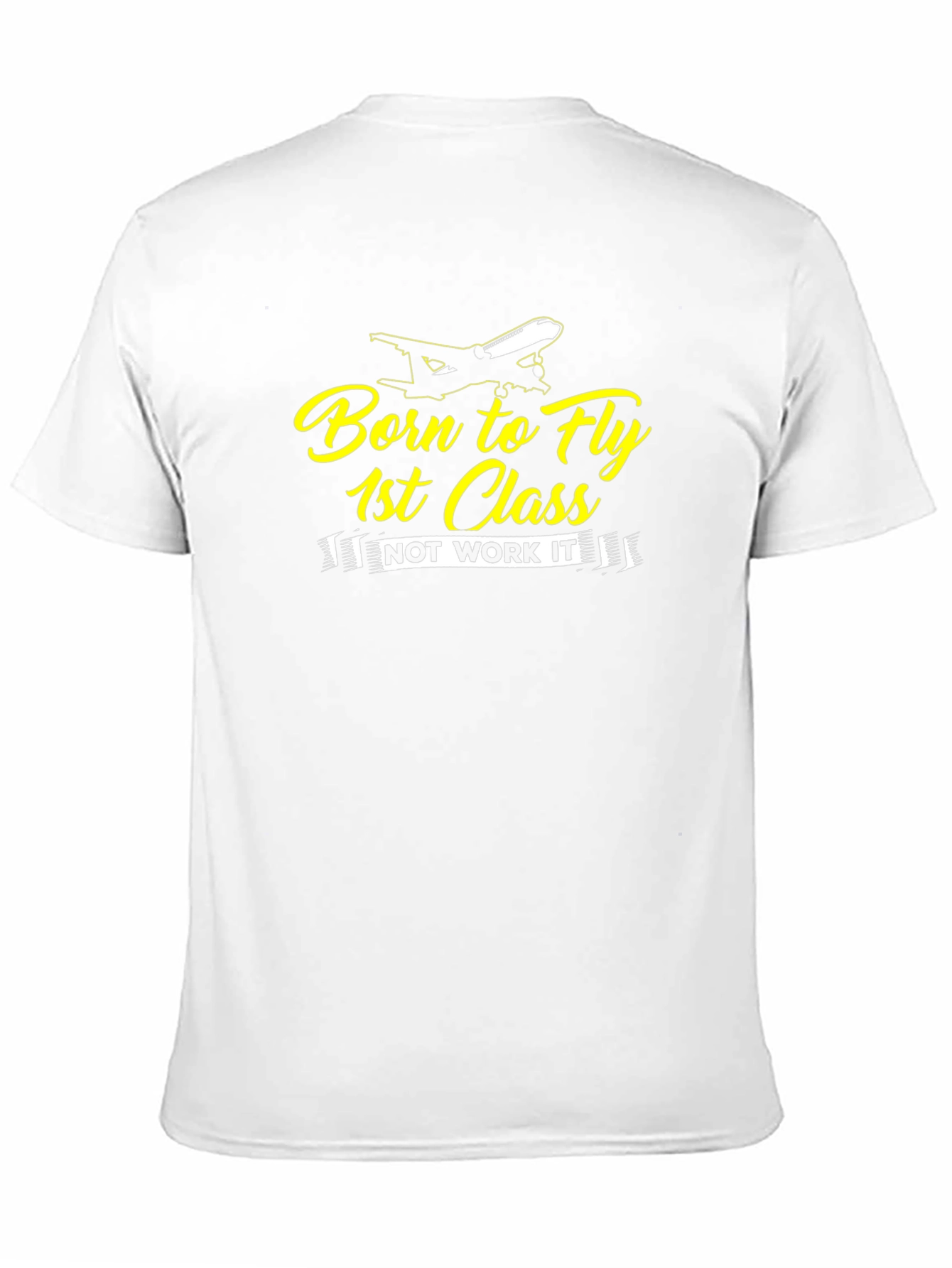 Born to Fly 1st Class Black Graphic Tee