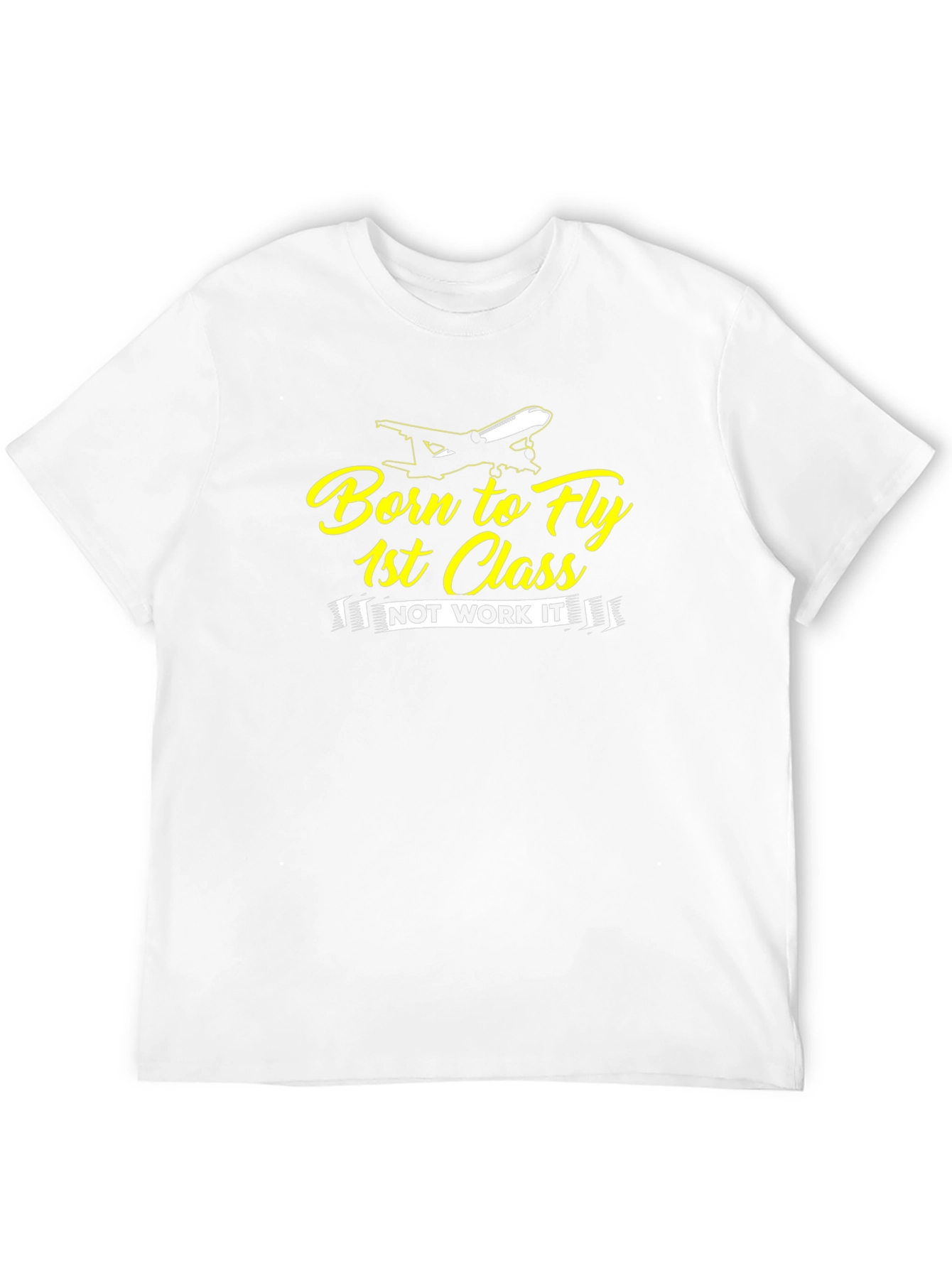 Born to Fly 1st Class Black Graphic Tee