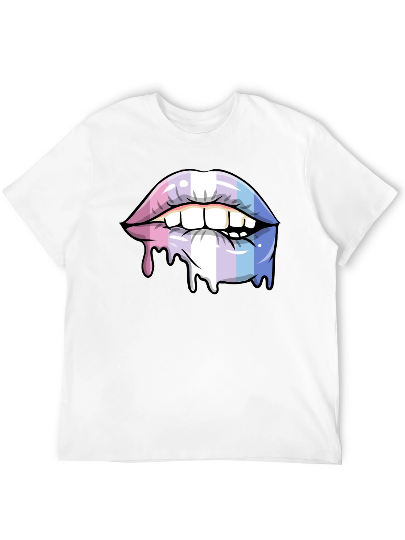 Trans Pride Lips T-Shirt - LGBTQ+ Pride Apparel