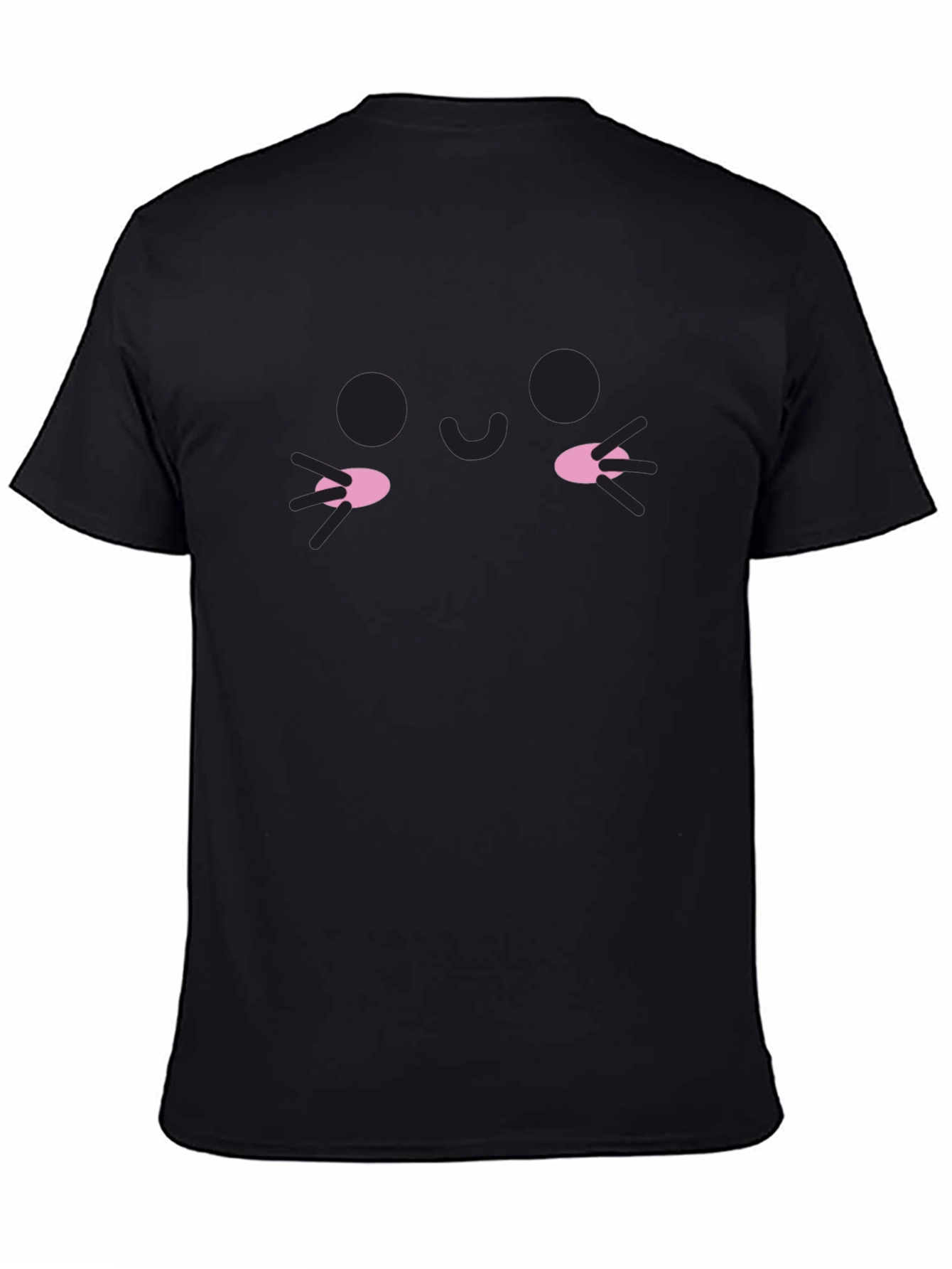 Kawaii Face Black Tee