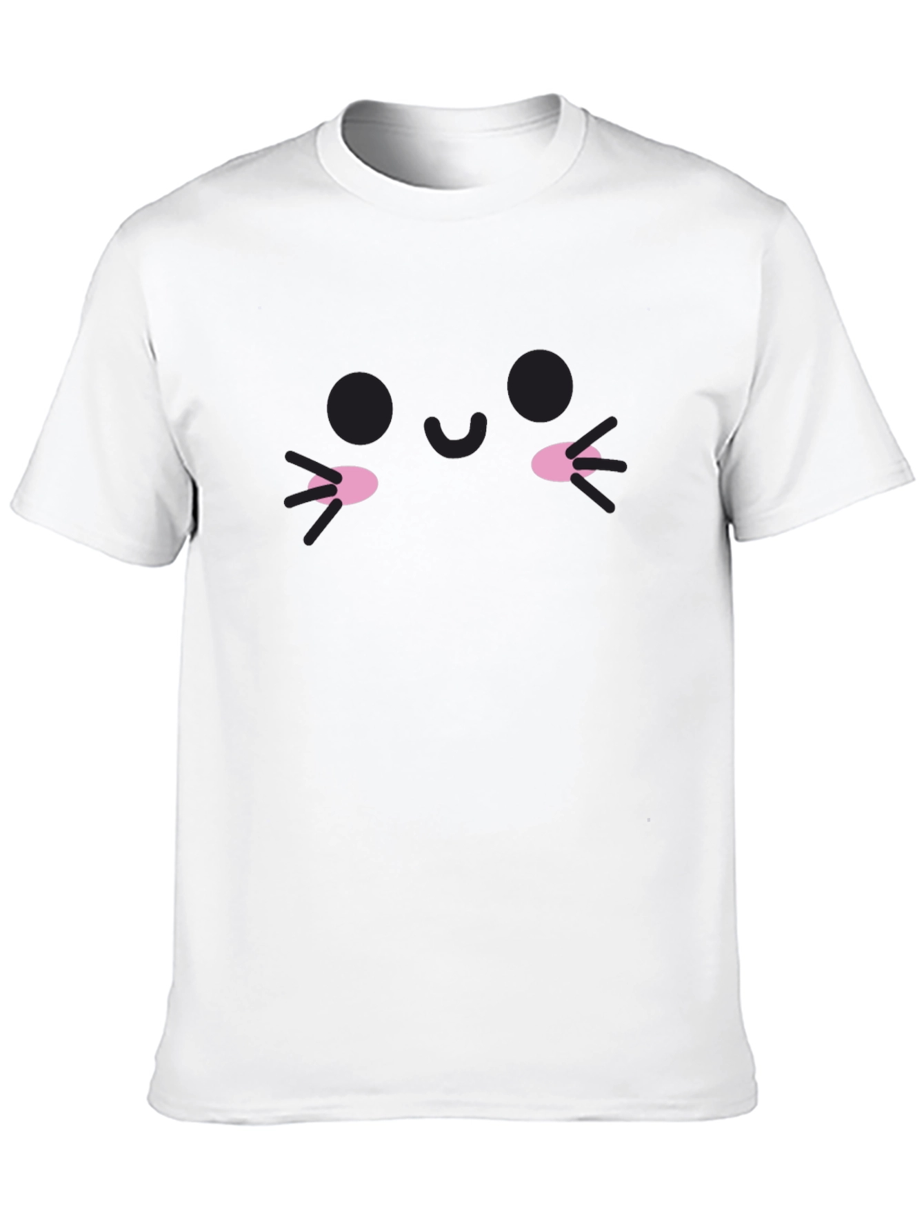 Kawaii Face Black Tee
