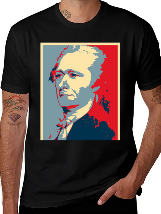 Hamilton Graphic T-Shirt: Patriotic Design Tee
