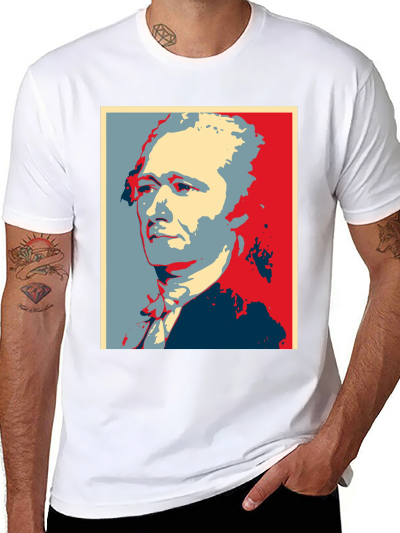 Hamilton Graphic T-Shirt: Patriotic Design Tee