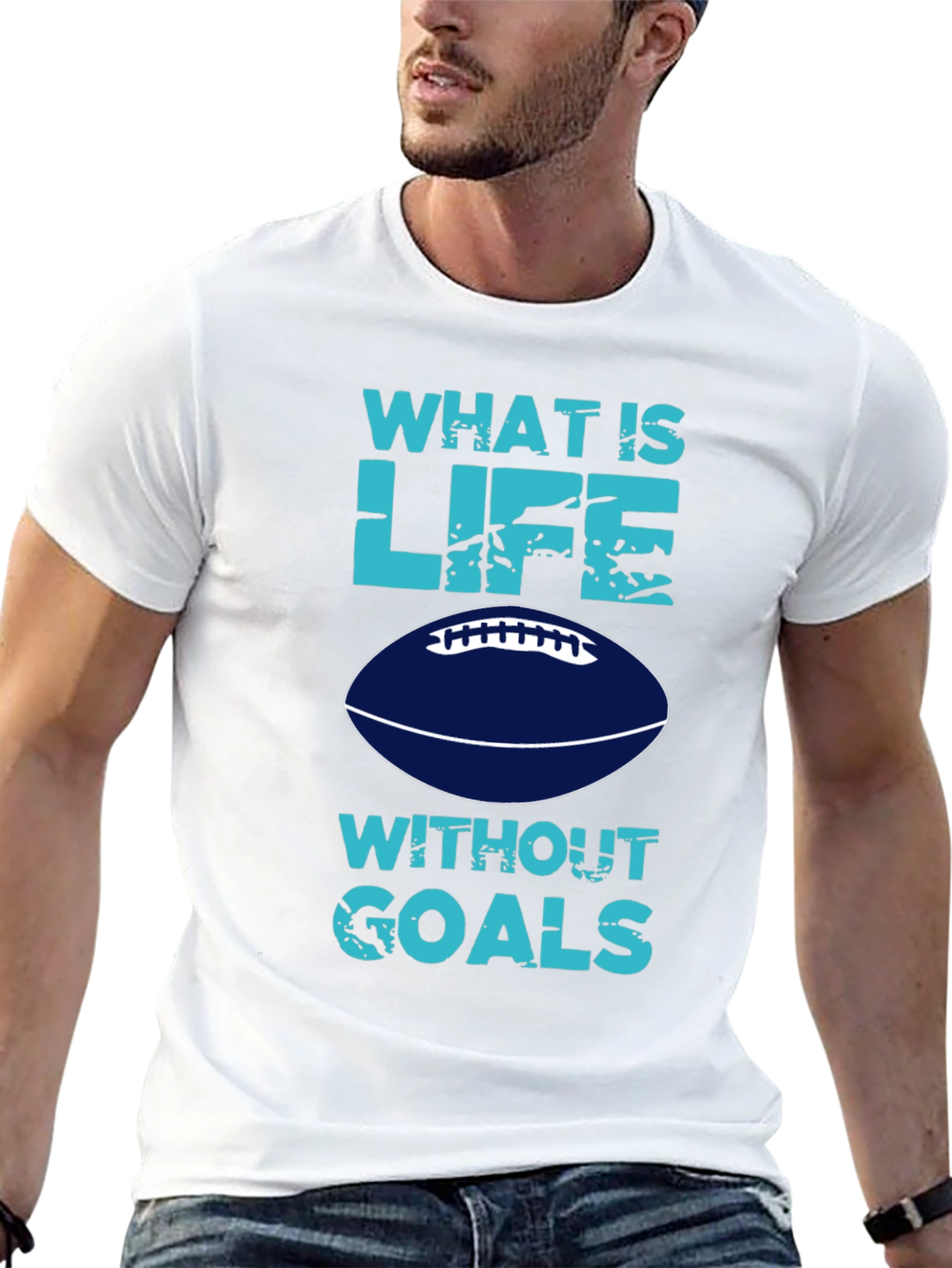 What is Life Without Goals? Football T-Shirt