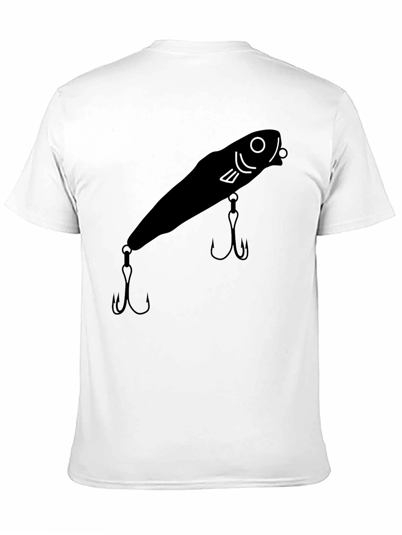Fishing Lure Graphic Tee - Black