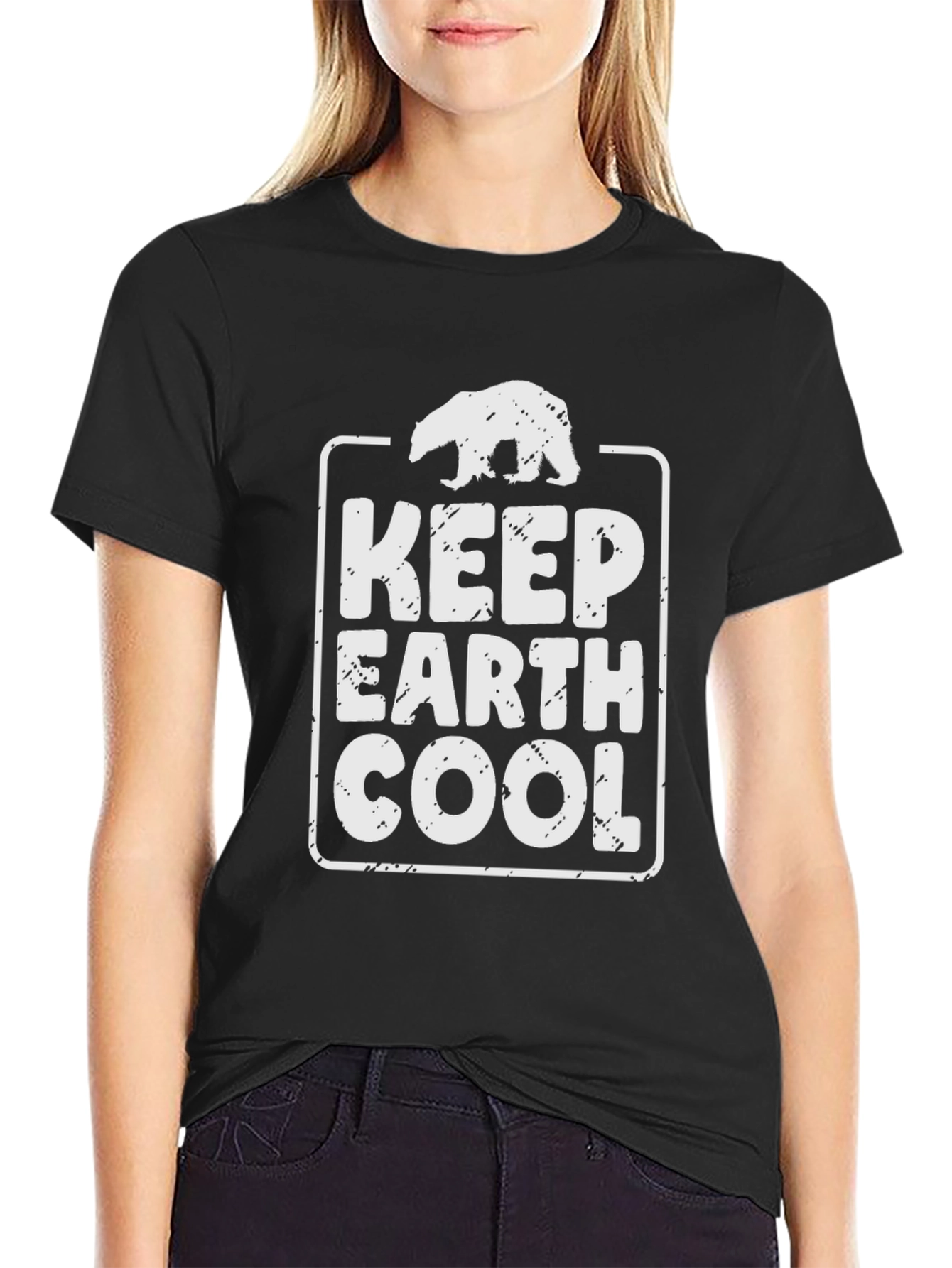Keep Earth Cool Graphic Tee - Environmental T-Shirt