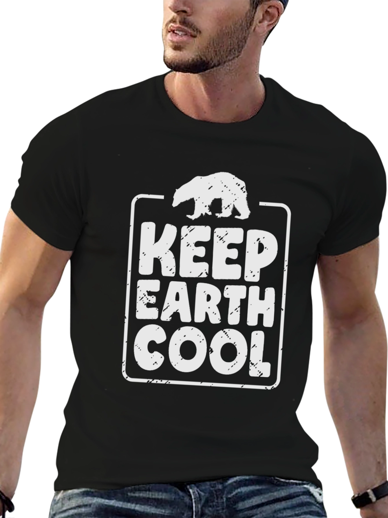 Keep Earth Cool Graphic Tee - Environmental T-Shirt