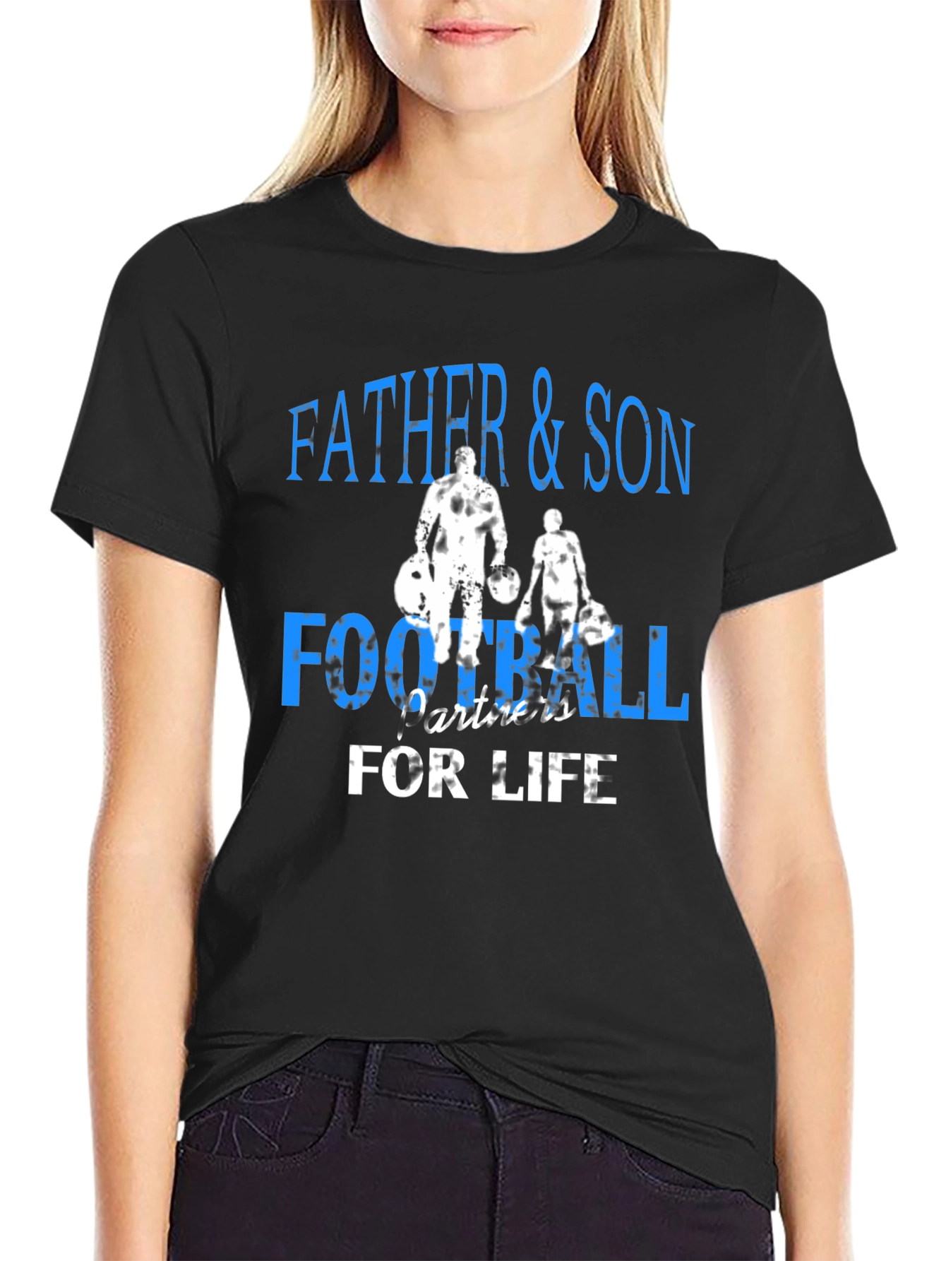 Father & Son Football T-Shirt
