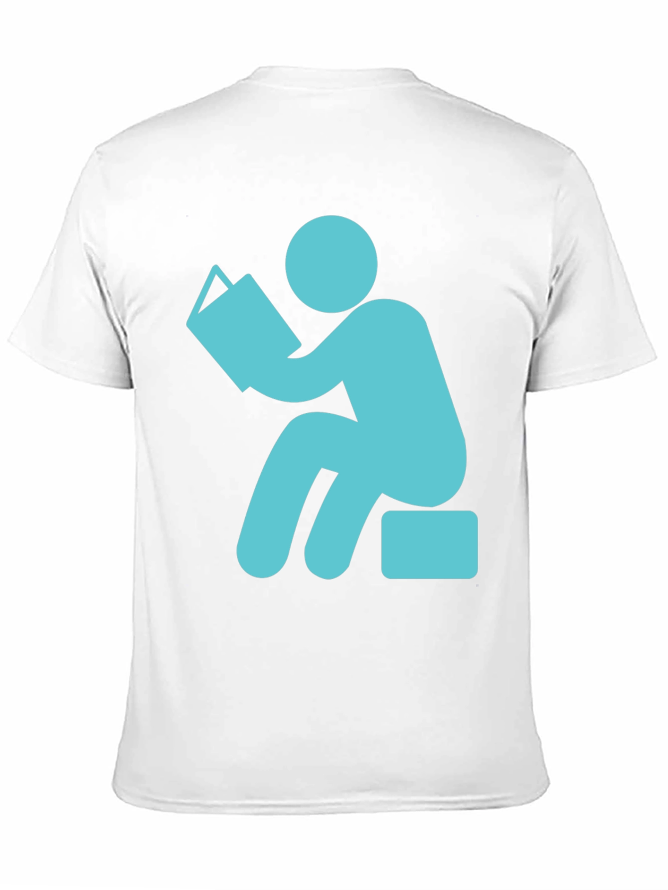 Bookworm Graphic Tee - Black Cotton Comfort