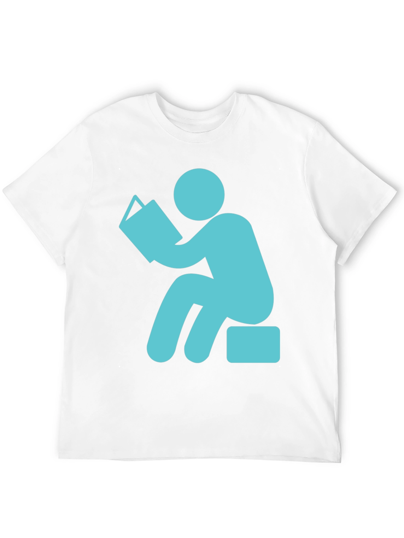 Bookworm Graphic Tee - Black Cotton Comfort