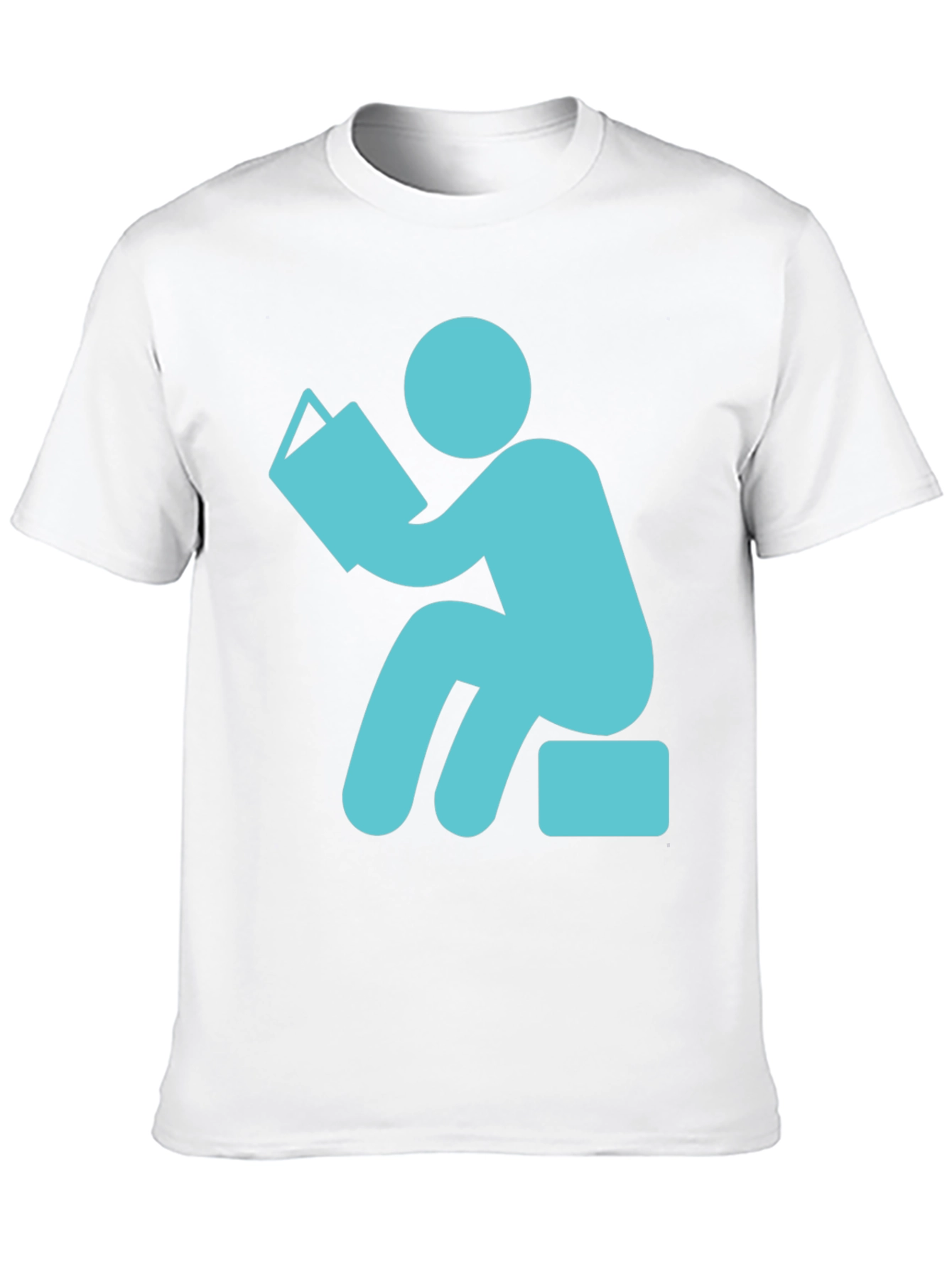 Bookworm Graphic Tee - Black Cotton Comfort