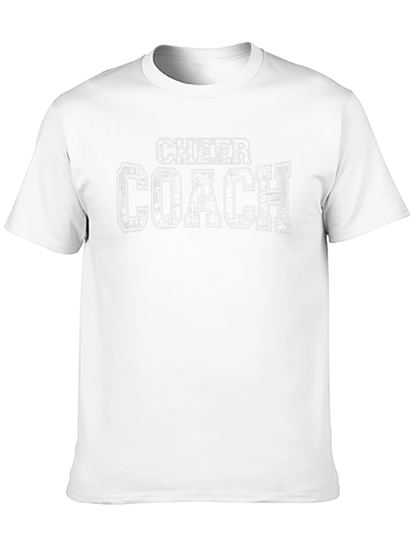 Cheer Coach T-Shirt - Black Cotton Blend