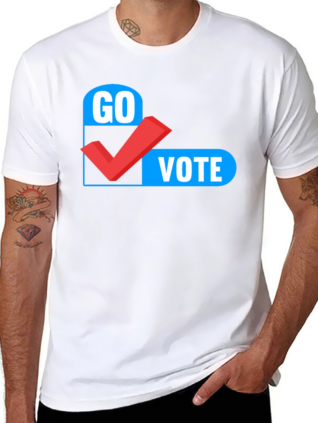 Go Vote T-Shirt Election Graphic Tee