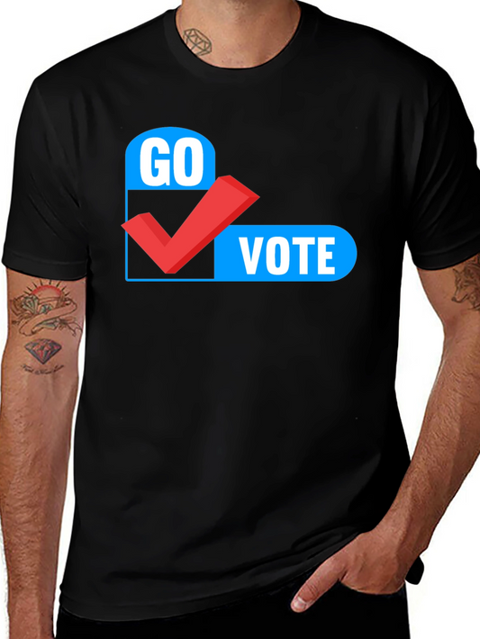 Go Vote T-Shirt Election Graphic Tee