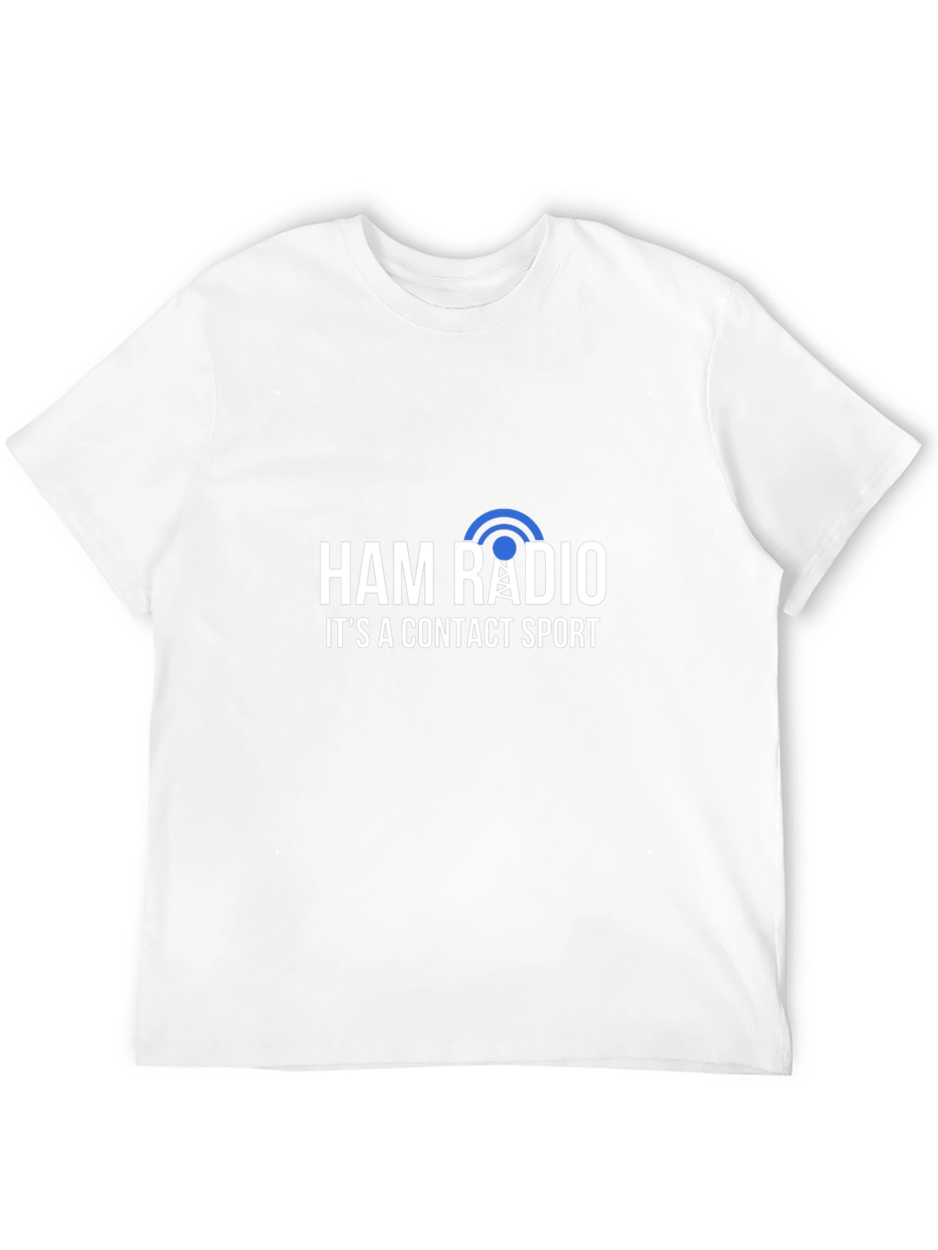 Ham Radio Contact Sport Graphic Tee - Black