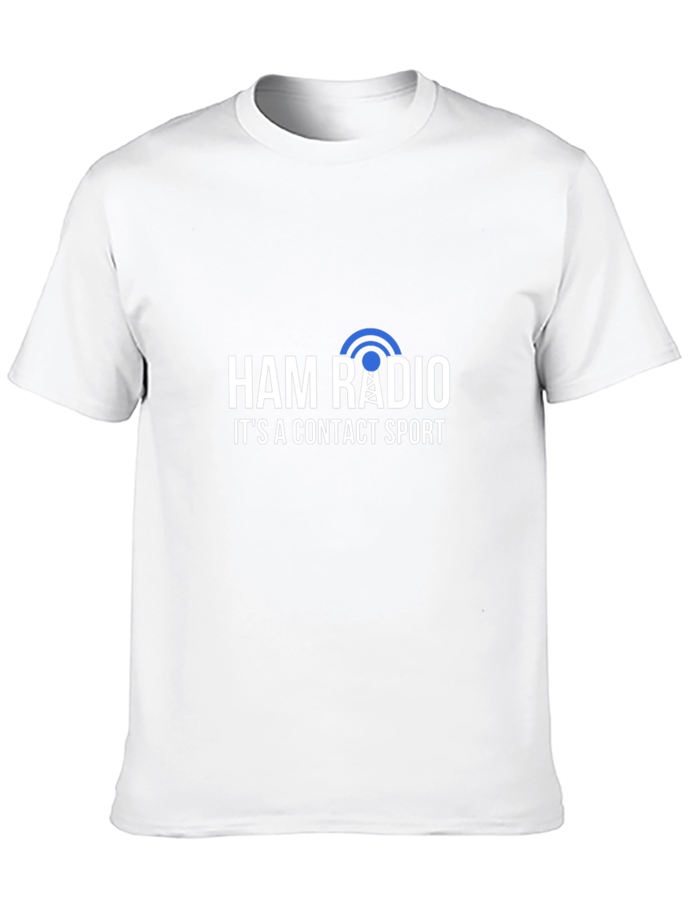 Ham Radio Contact Sport Graphic Tee - Black
