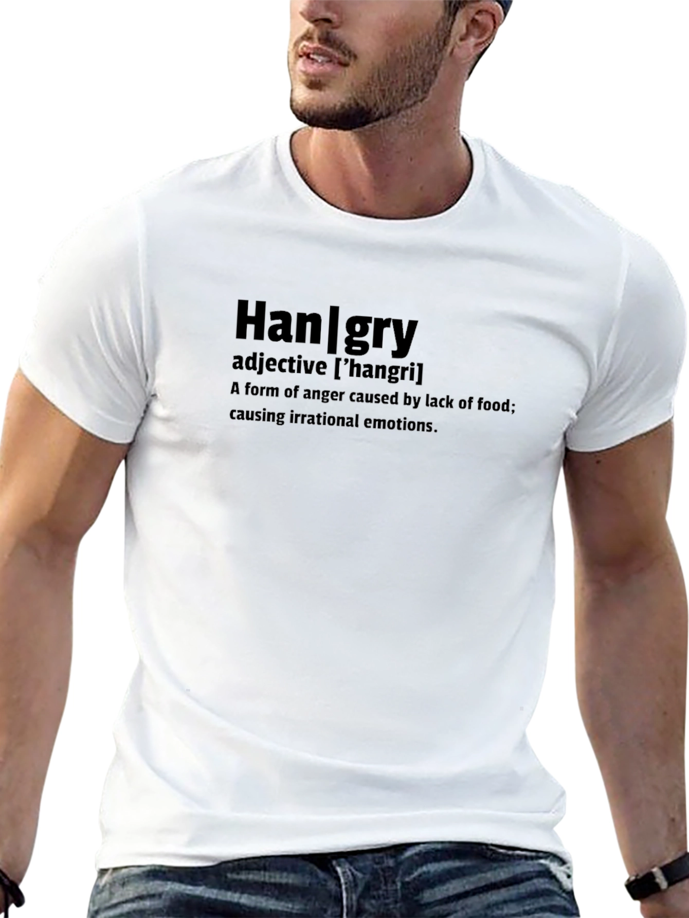 Hangry Definition Black T-Shirt