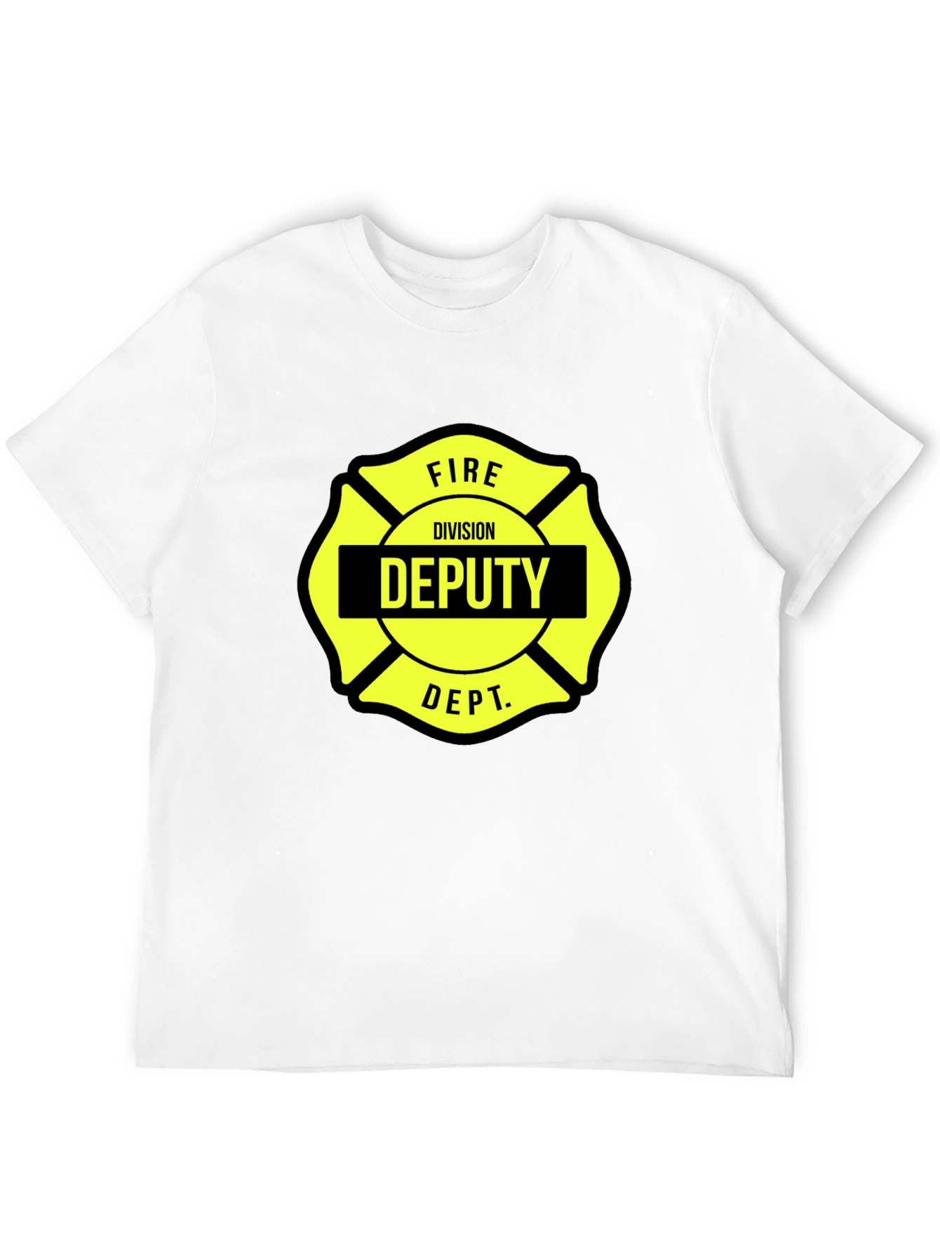 Fire Division Deputy Malt Liquor Cross T-Shirt