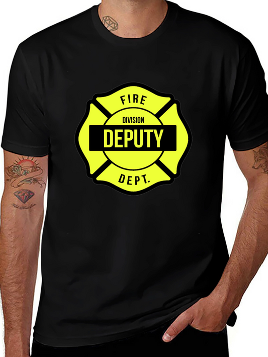 Fire Division Deputy Malt Liquor Cross T-Shirt