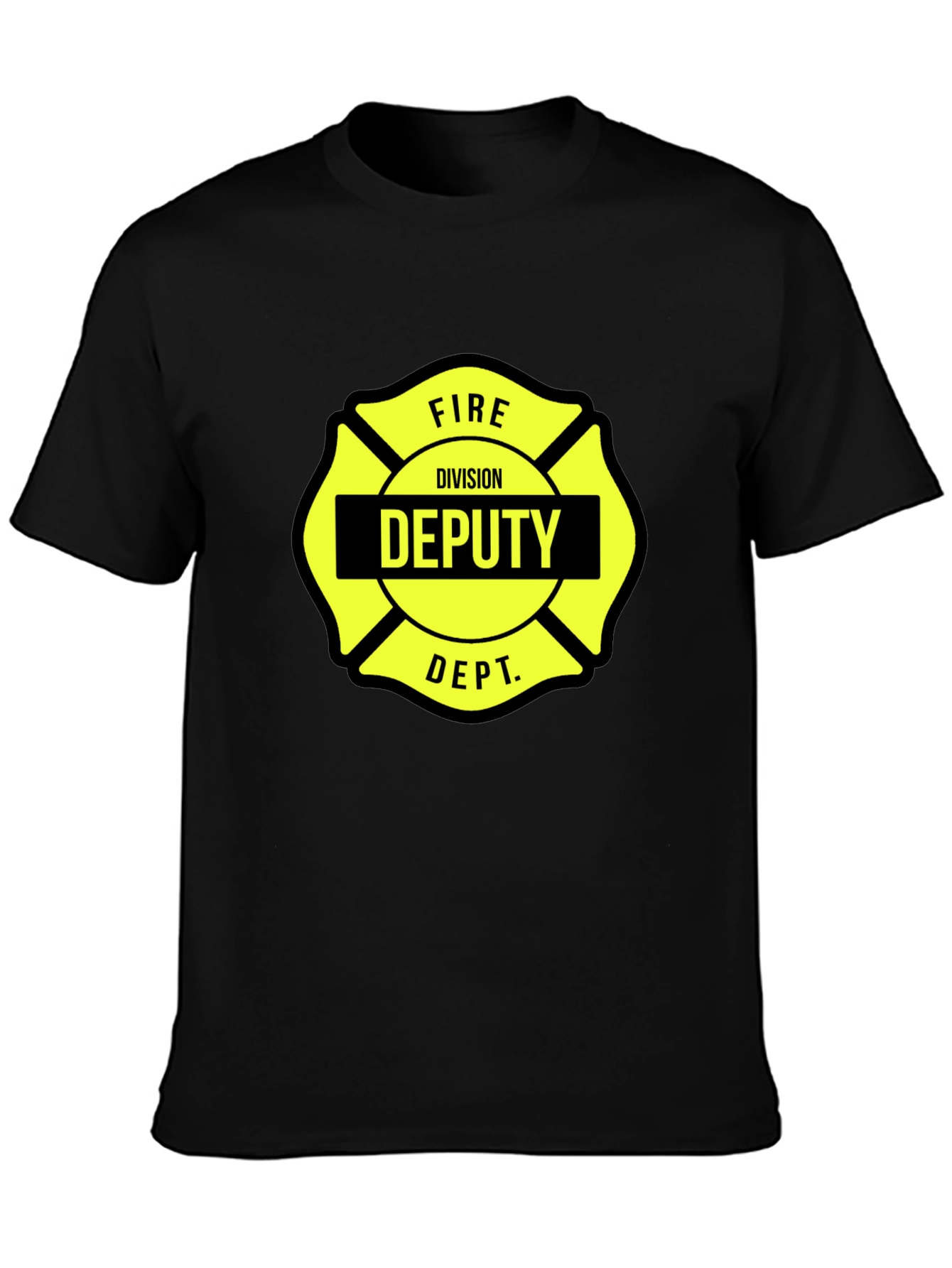 Fire Division Deputy Malt Liquor Cross T-Shirt
