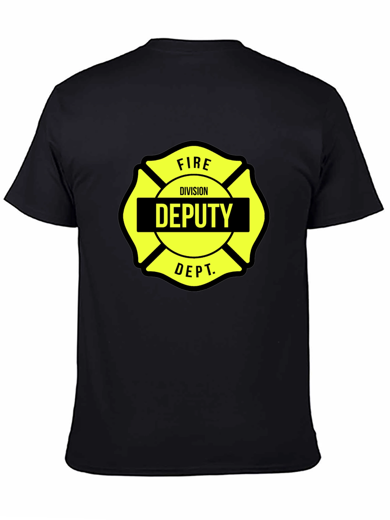 Fire Division Deputy Malt Liquor Cross T-Shirt
