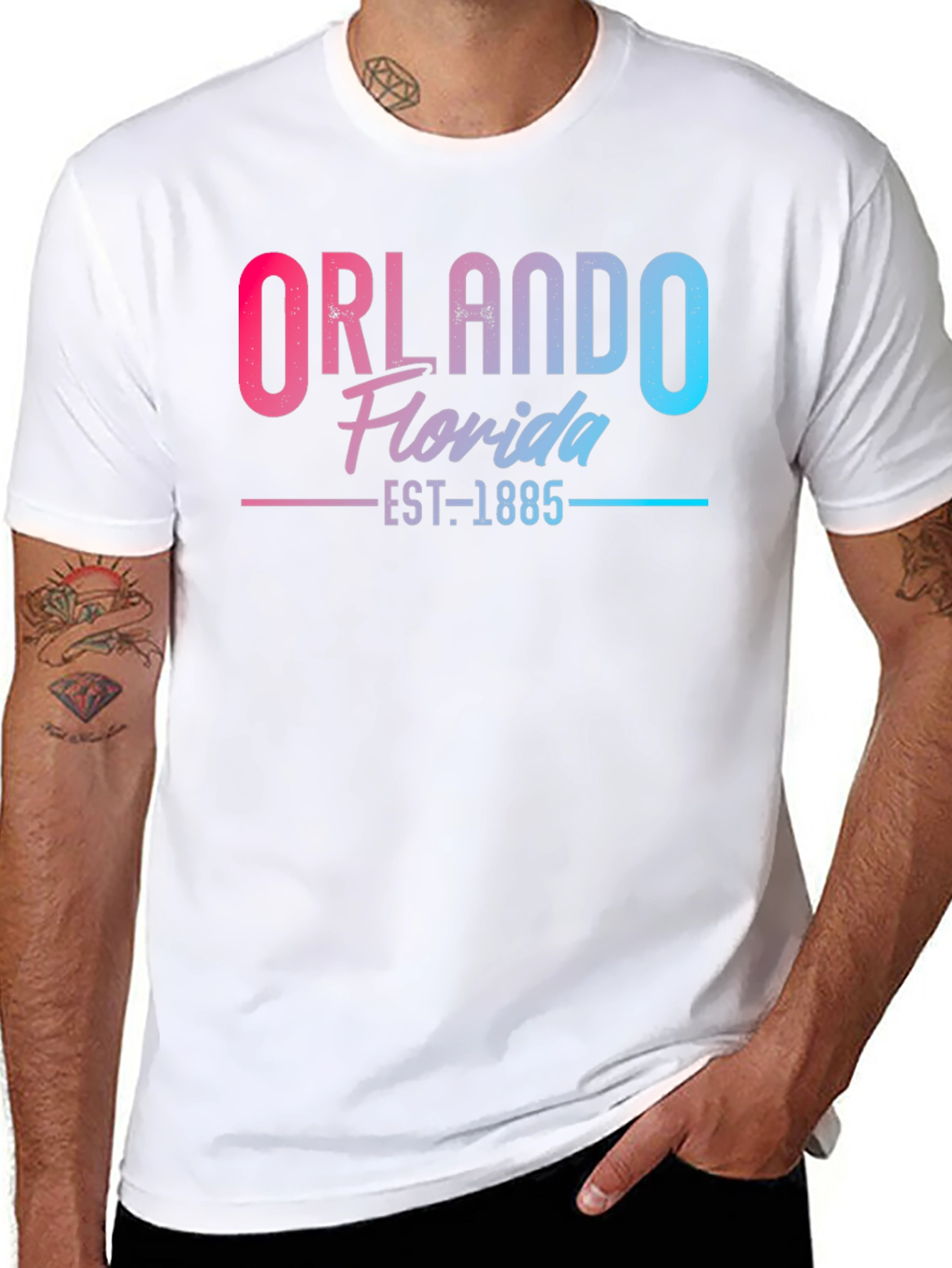 Orlando Florida EST 1885 Graphic T-Shirt