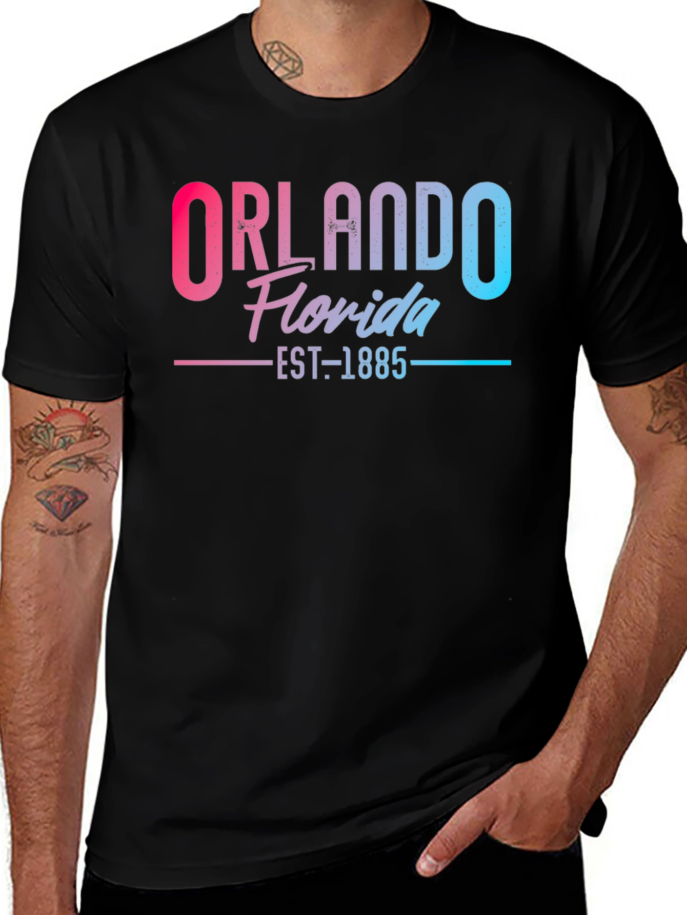 Orlando Florida EST 1885 Graphic T-Shirt