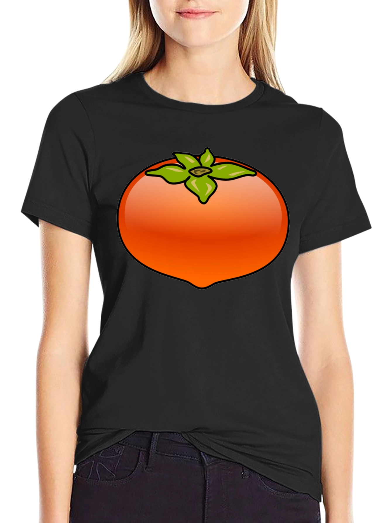 Persimmon Graphic Tee - Fruity Fun!