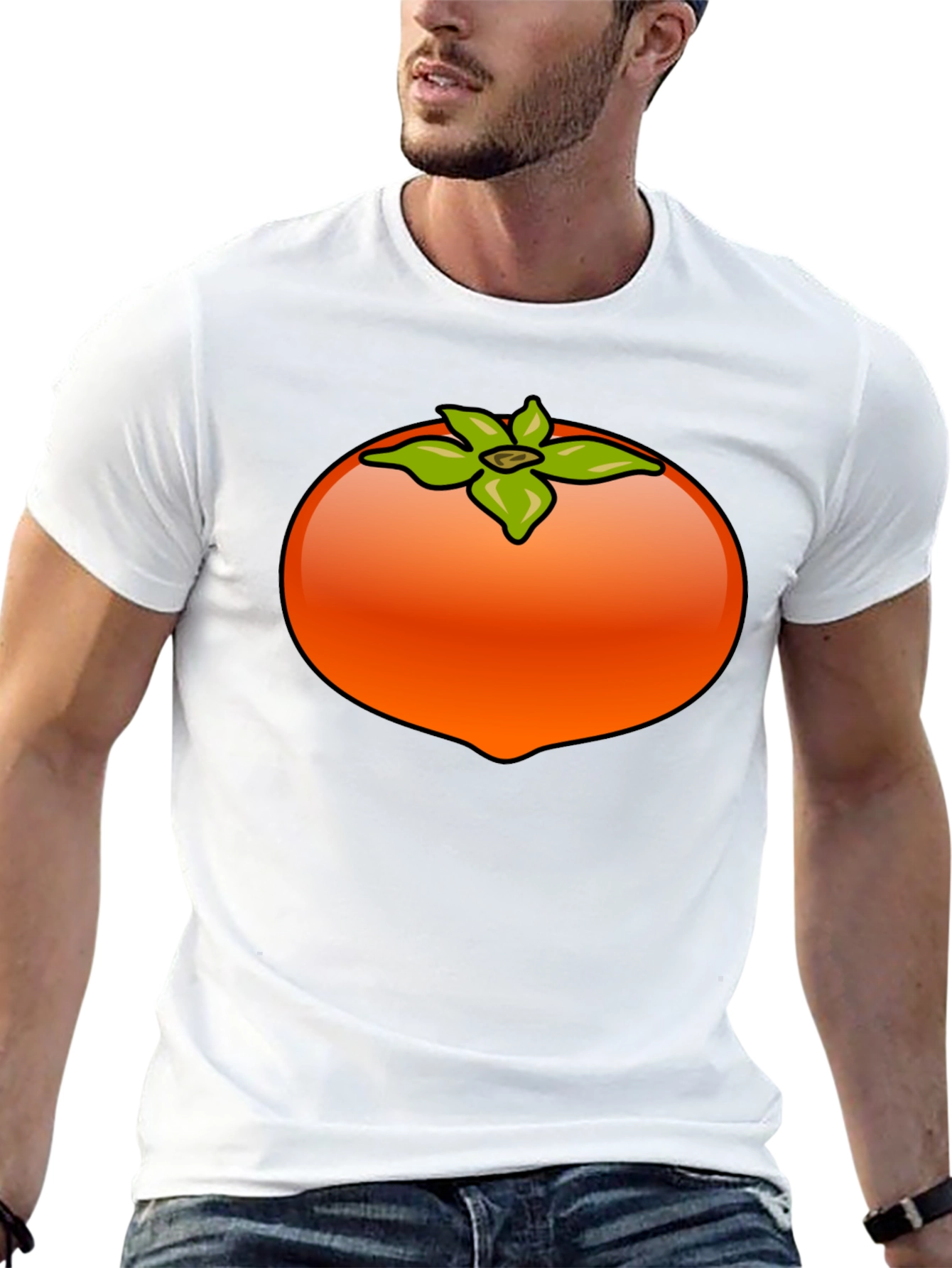 Persimmon Graphic Tee - Fruity Fun!