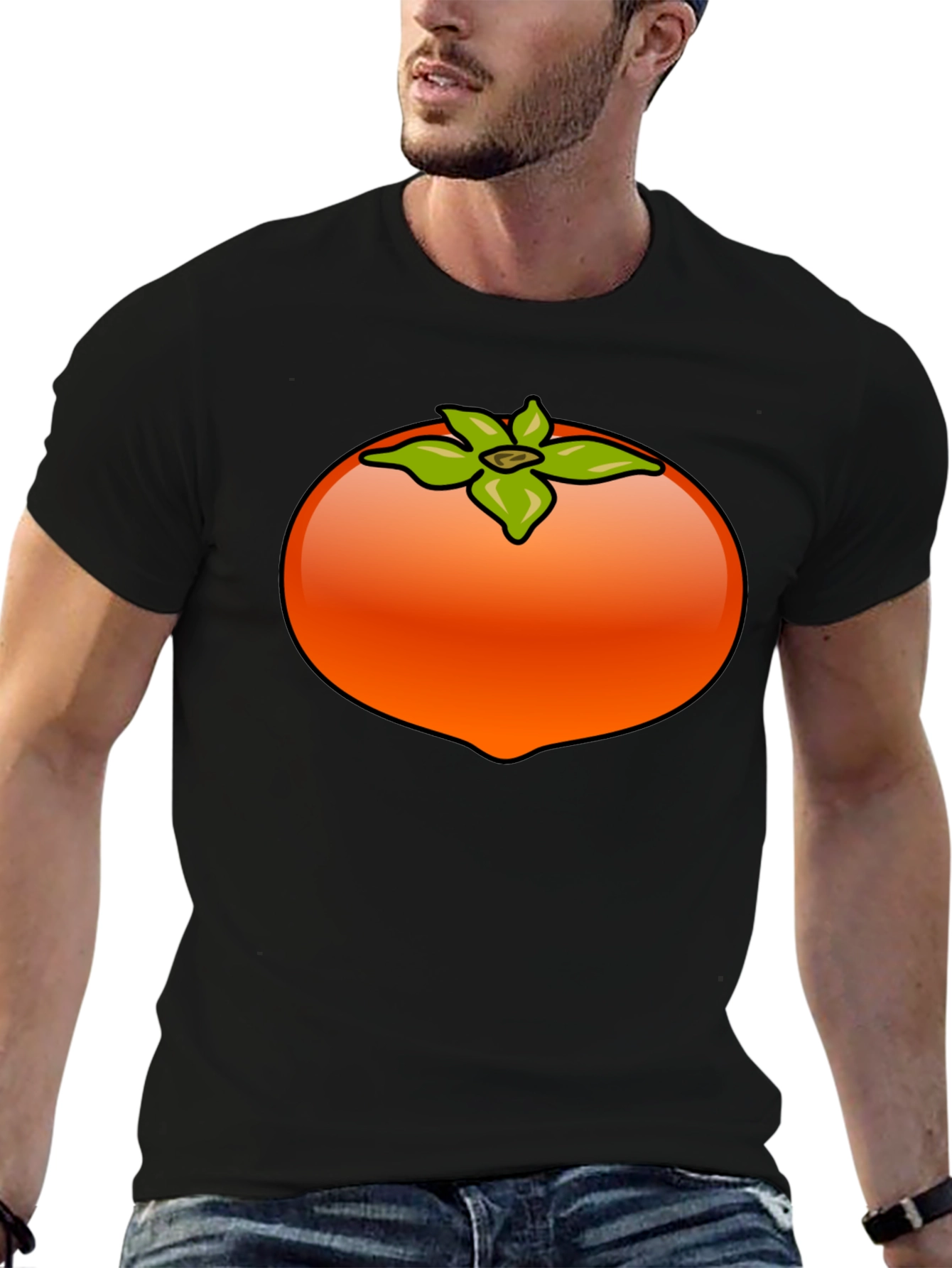 Persimmon Graphic Tee - Fruity Fun!