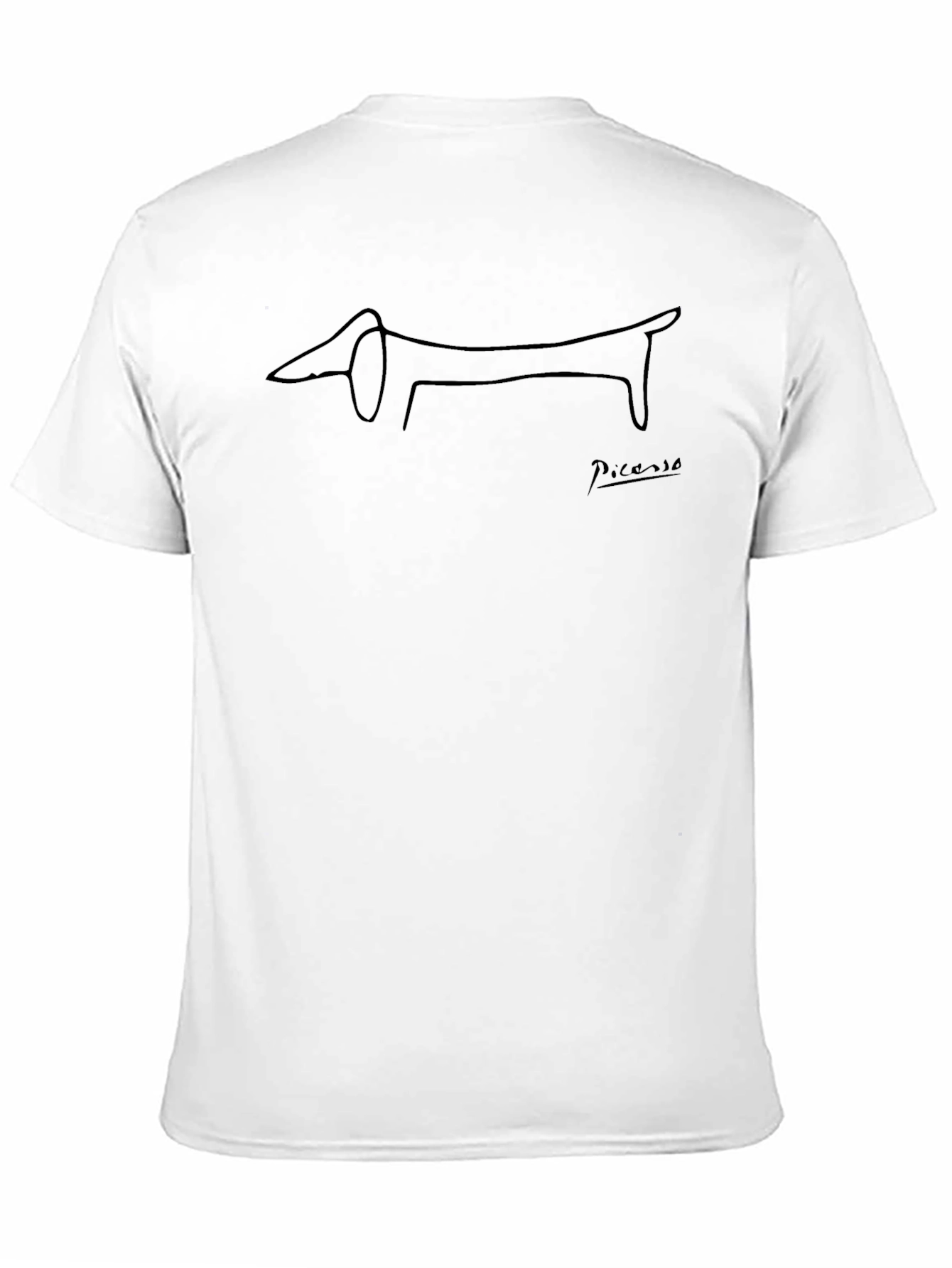 Dachshund Picasso Style T-Shirt - Artistic Dog Lover Tee