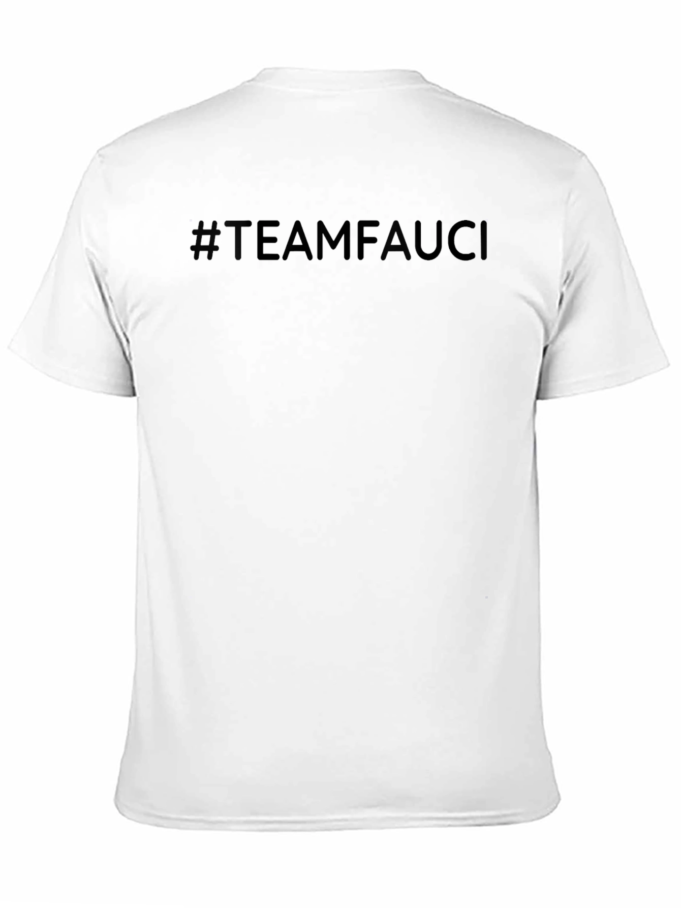 Team Fauci Black Crew Neck Tee